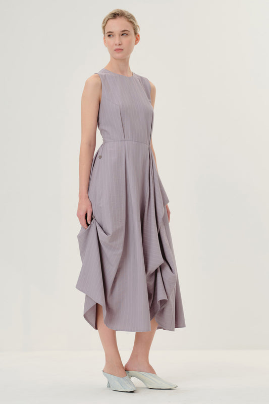 Vestido Alice Cinza