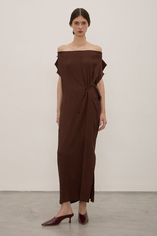 Vestido Sol Marrom