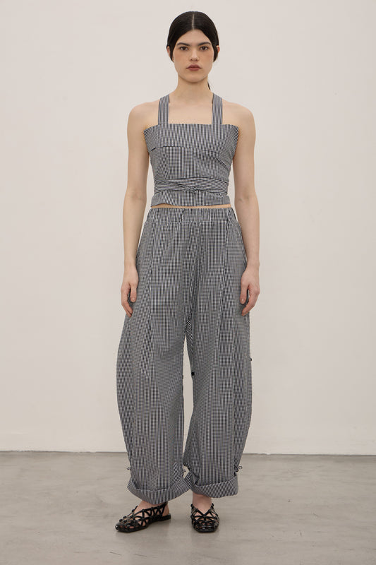 Calça Pagu Preto-e-branco