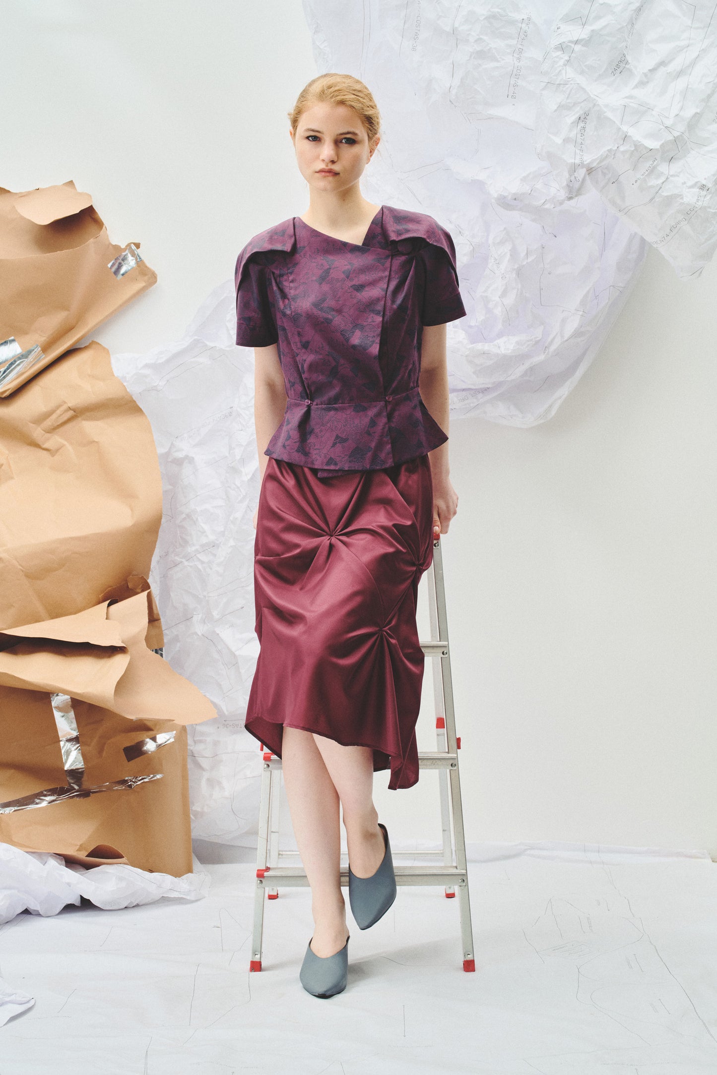Blusa Tsuru Ameixa