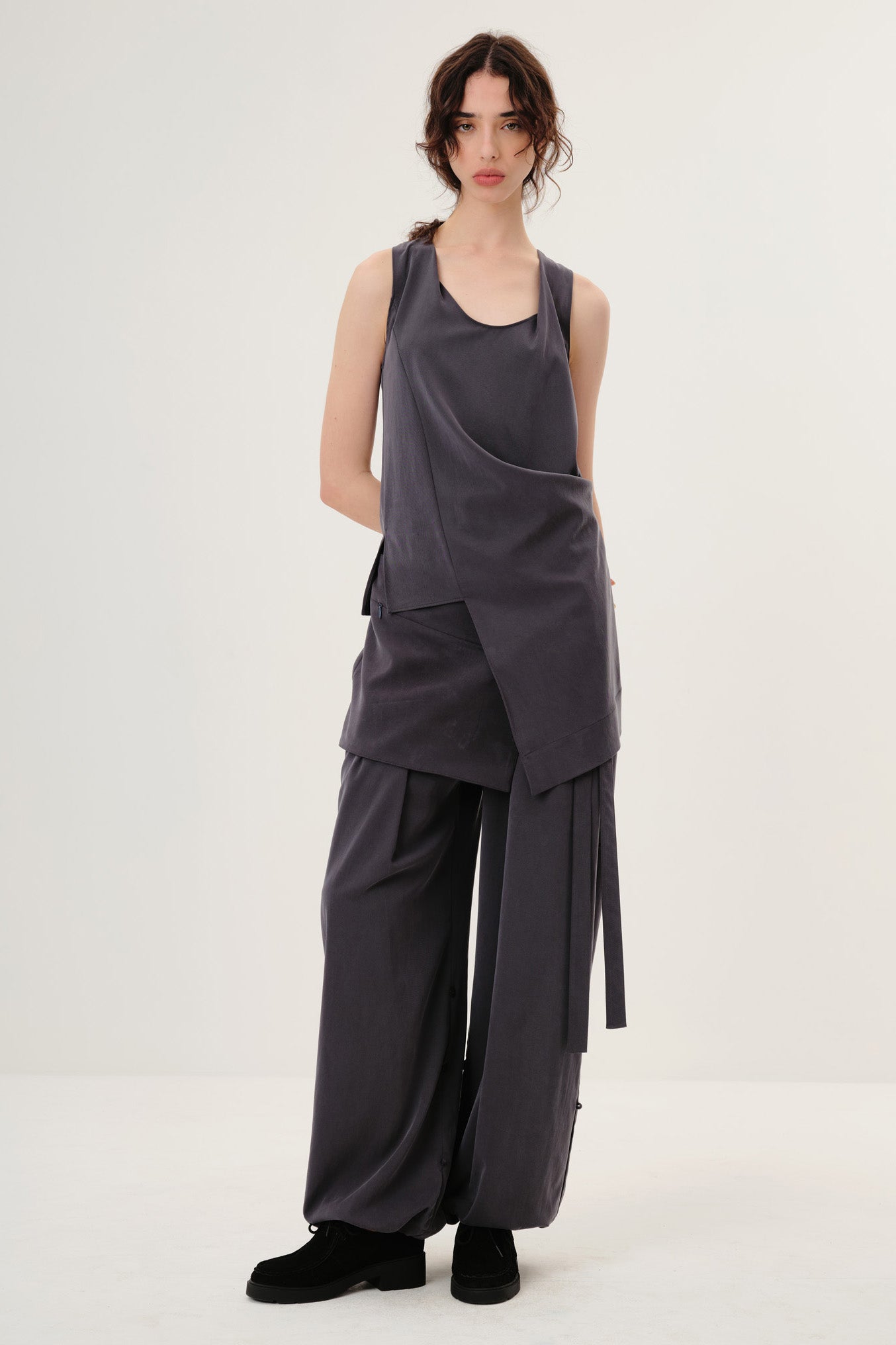 Blusa Orfeu Cinza Índigo
