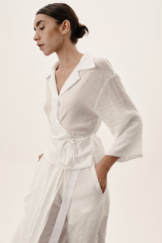 Camisa Iole Off-white