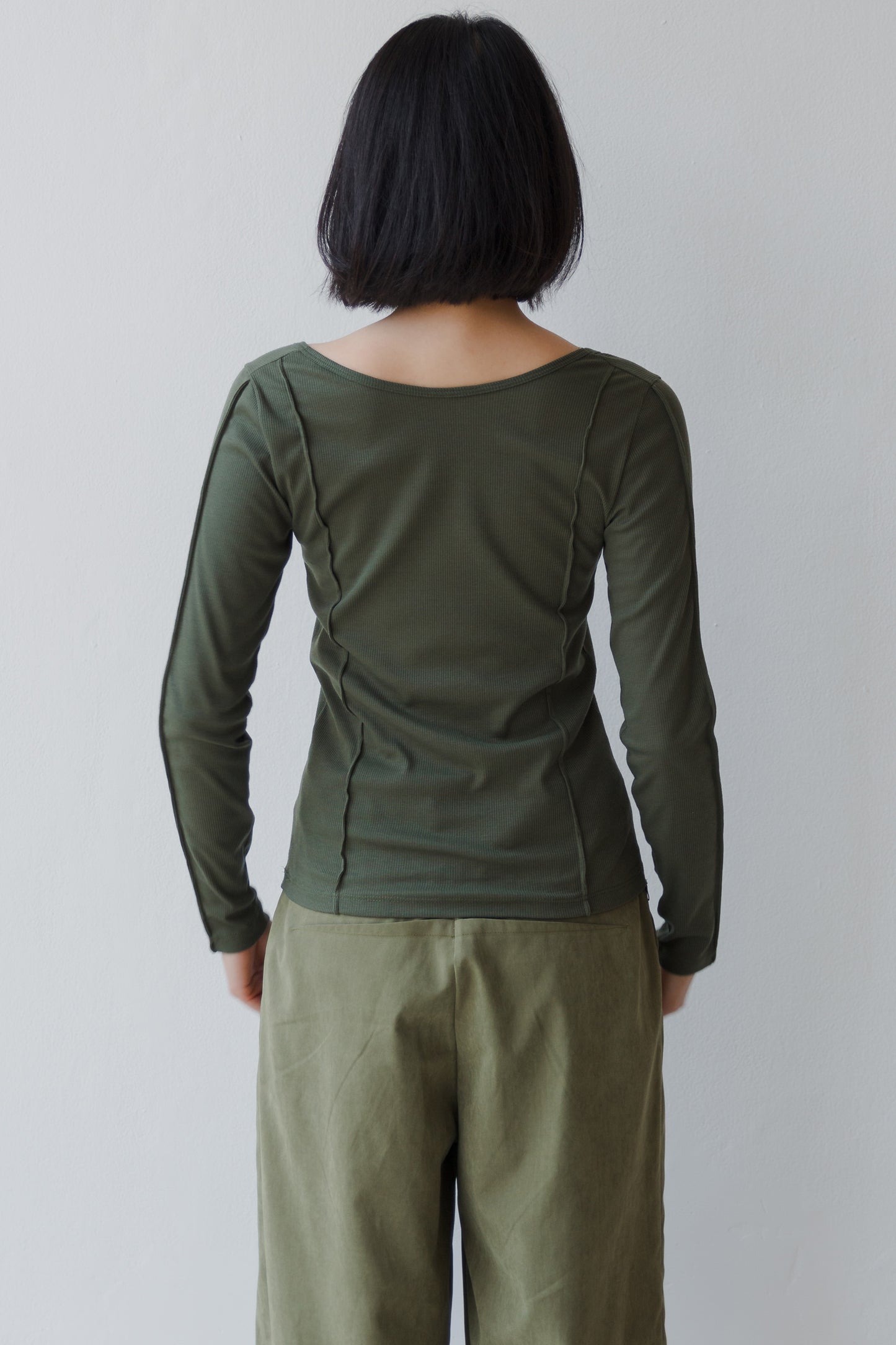 Manga Longa Basic Verde