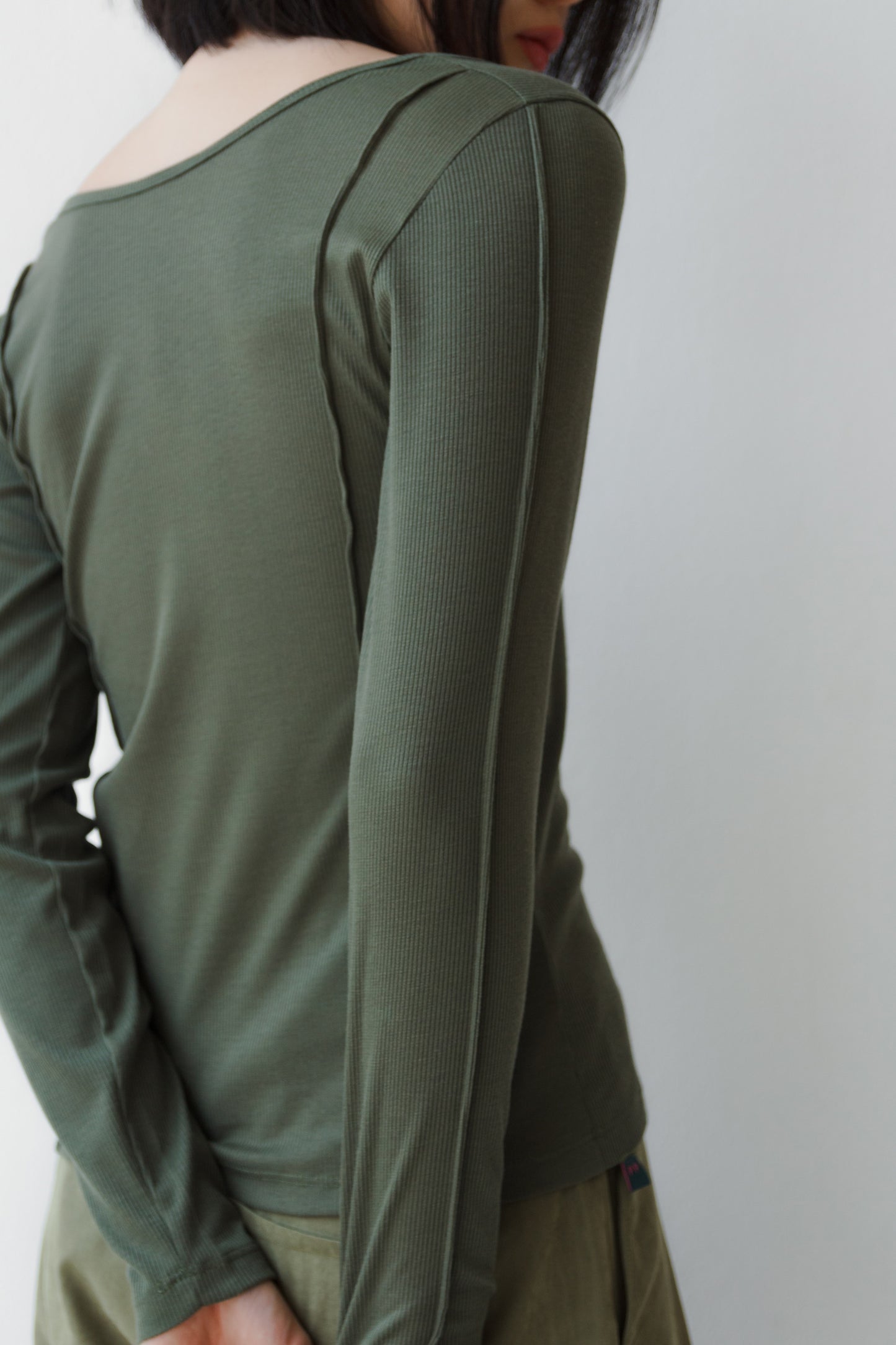 Manga Longa Basic Verde