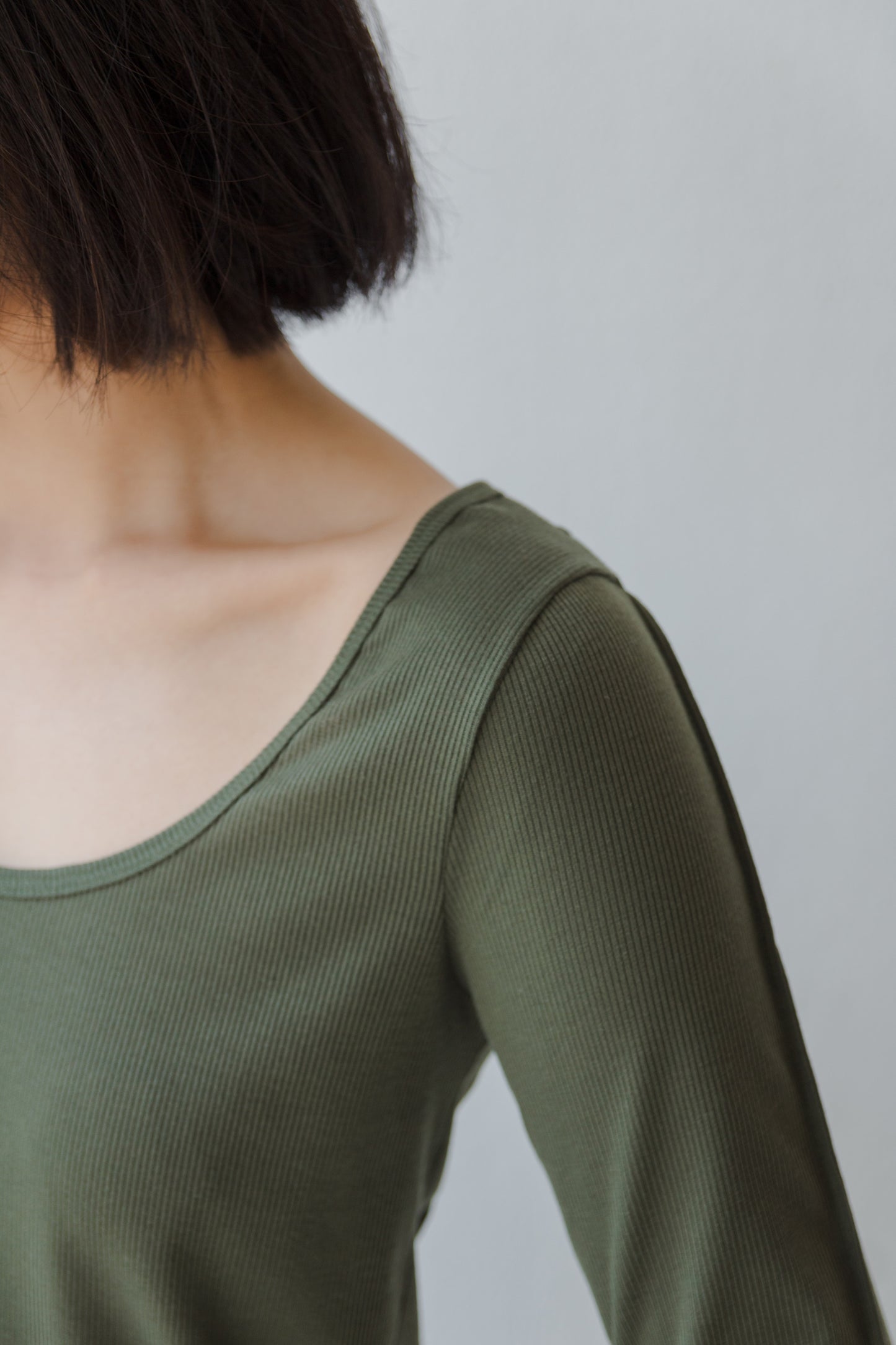 Manga Longa Basic Verde