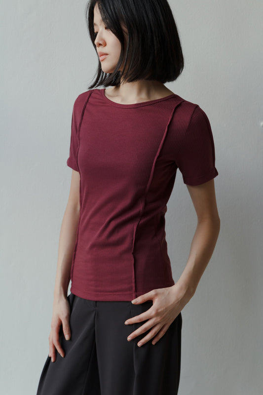 Camiseta Basic Vinho