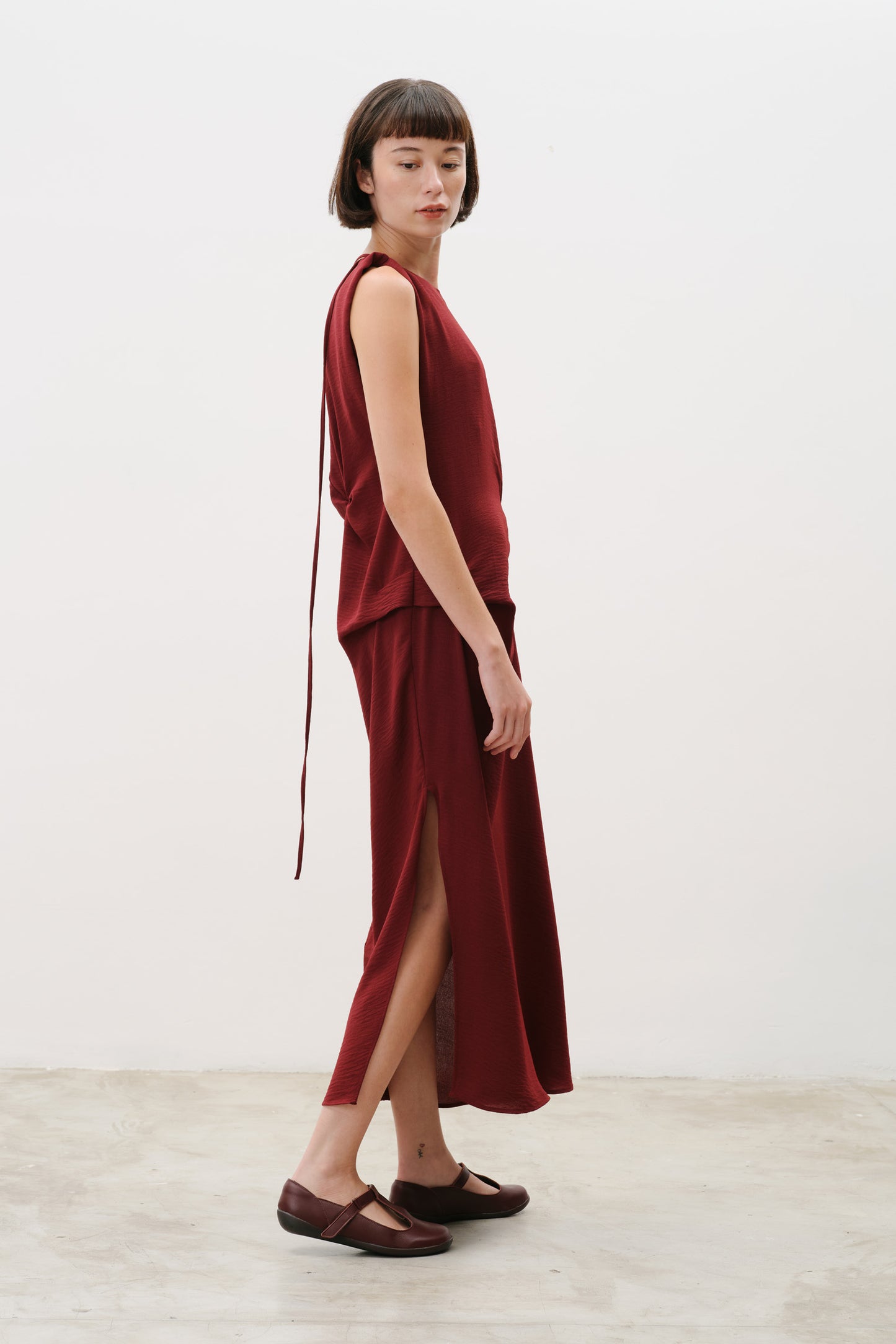 Vestido Iole Vinho