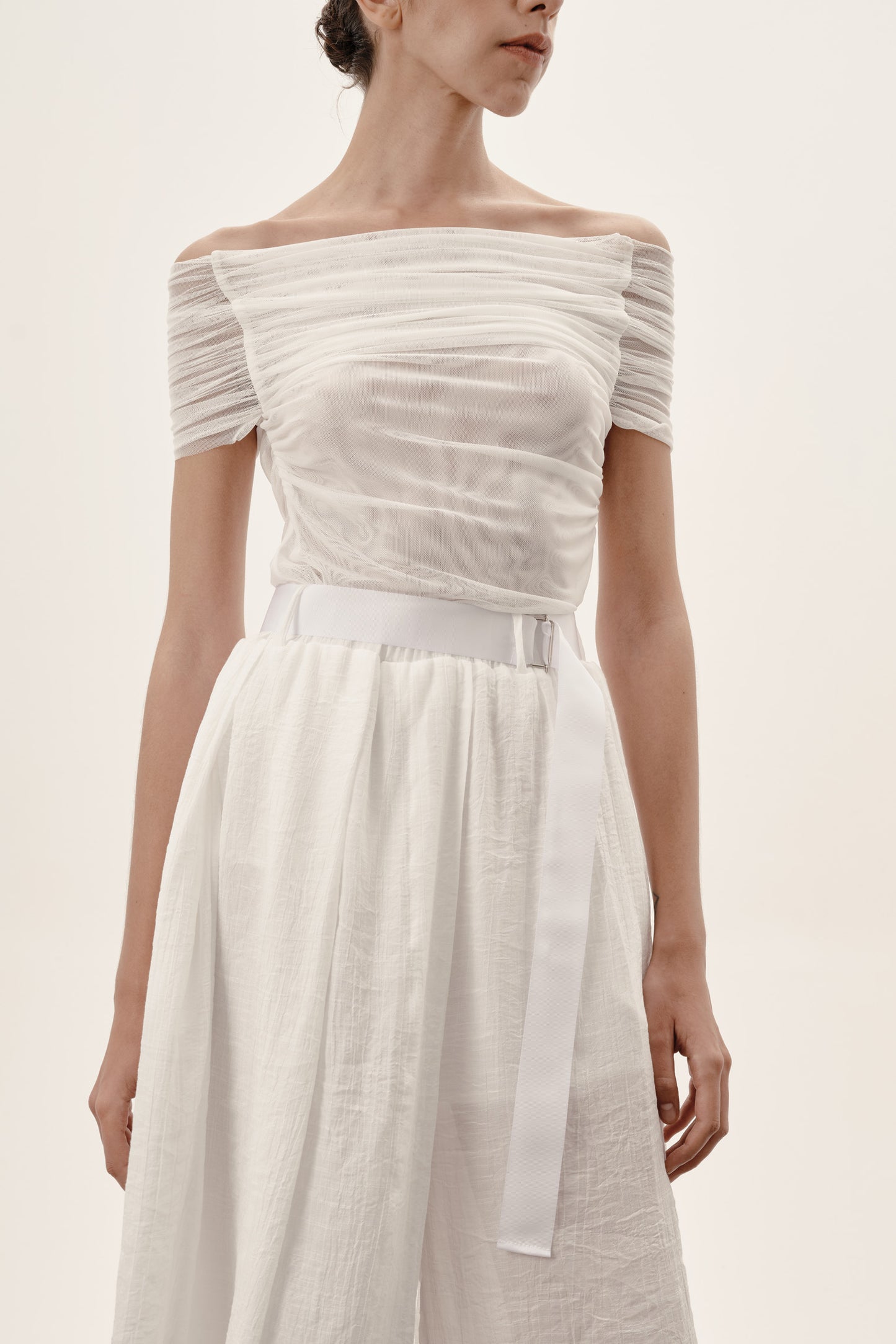 Saia-bermuda Iole Off-white