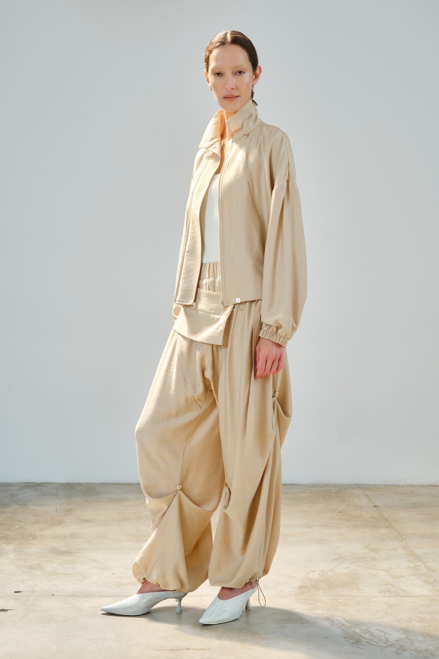 Jaqueta Nômade Areia