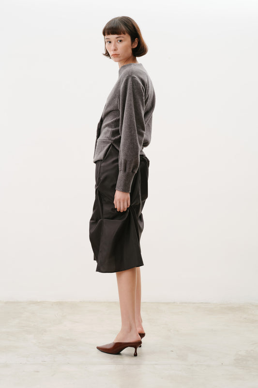 Cardigan Luna Cinza