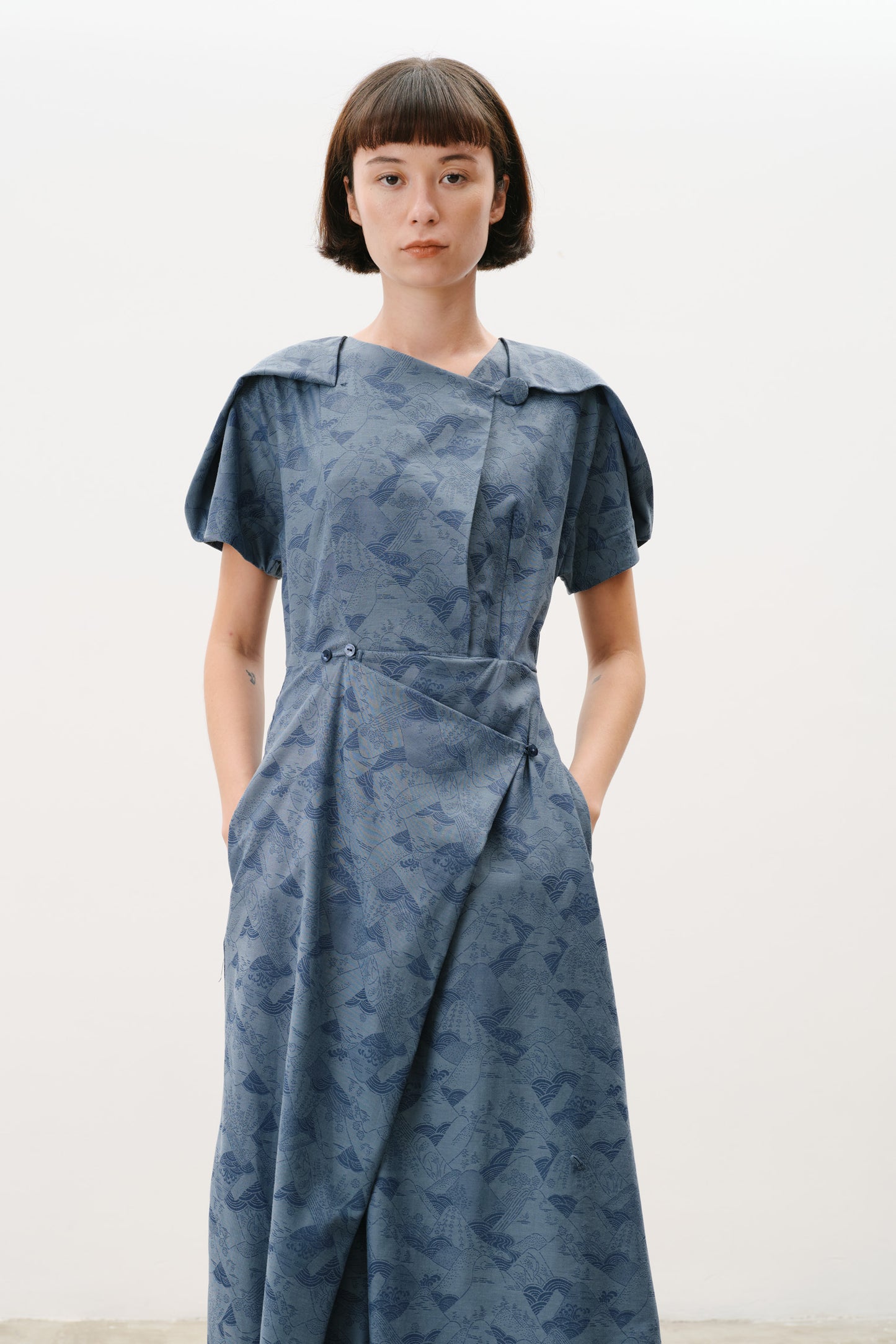 Vestido Tsuru Céu
