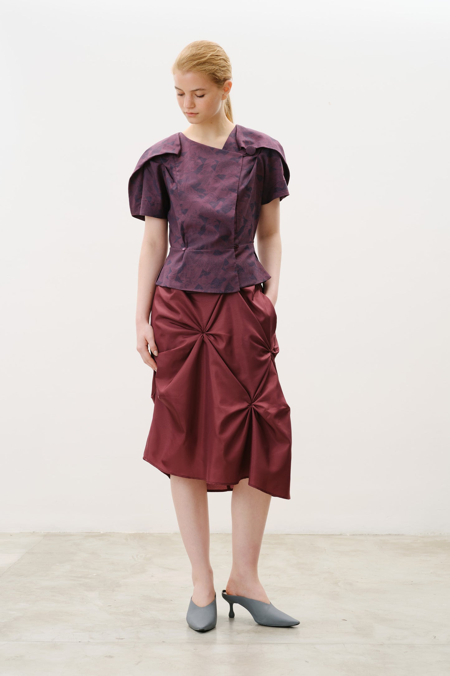 Blusa Tsuru Ameixa