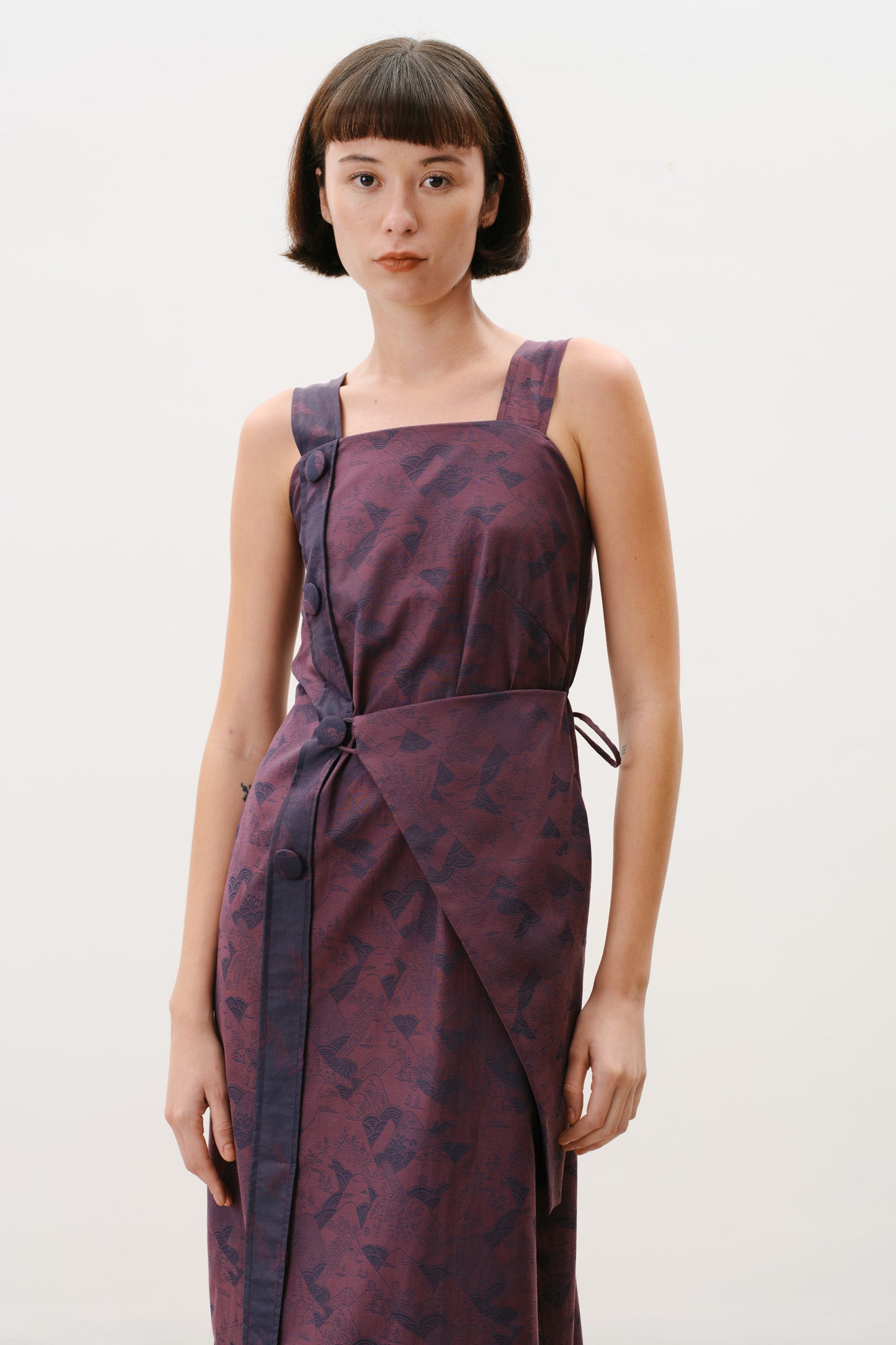 Vestido Óbu Ameixa