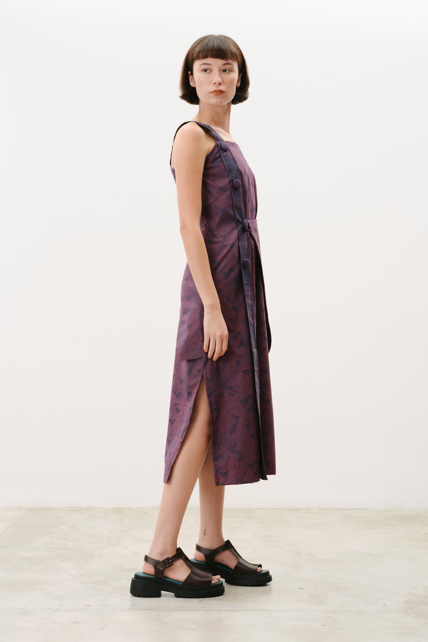 Vestido Óbu Ameixa