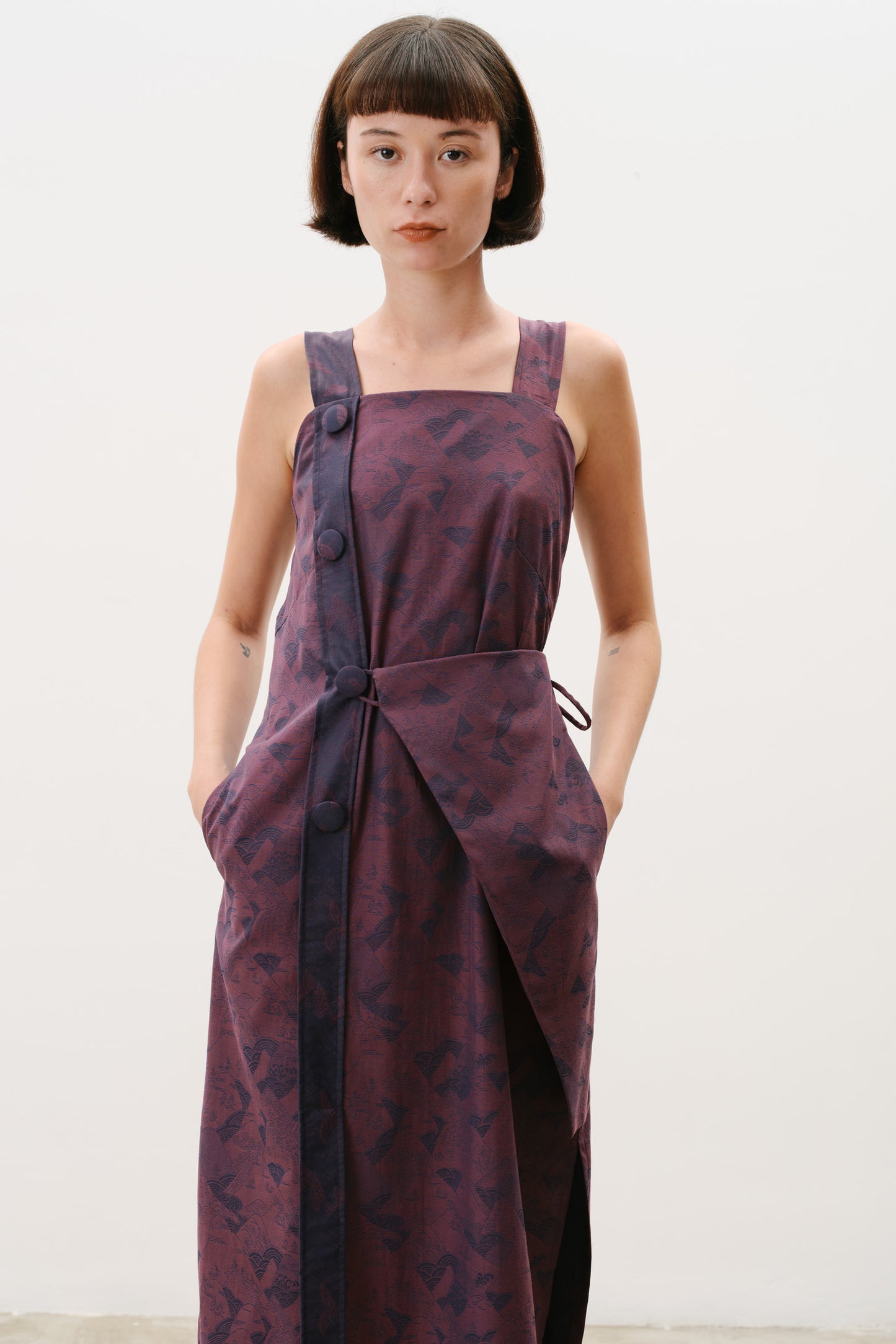 Vestido Óbu Ameixa