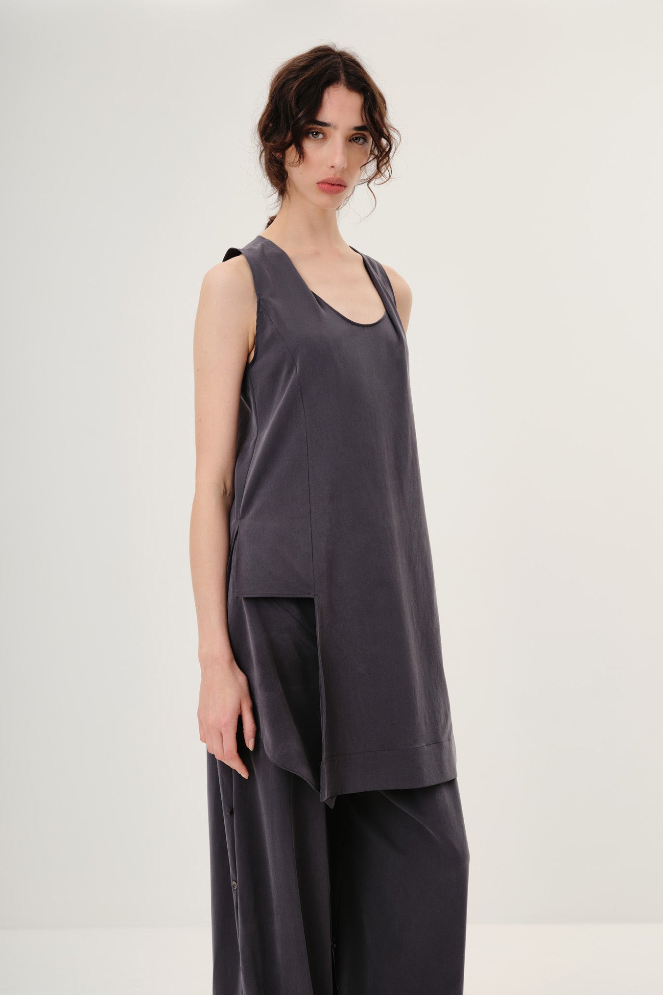 Blusa Orfeu Cinza Índigo