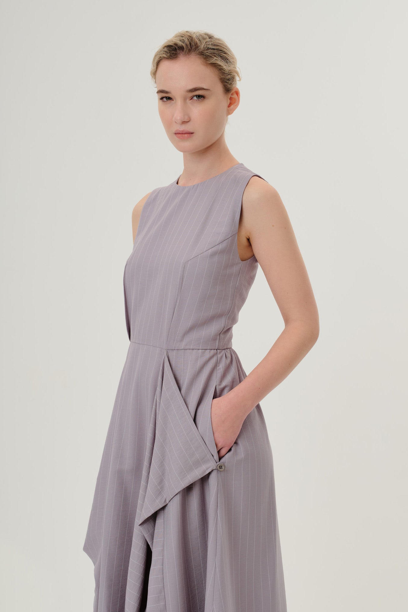 Vestido Alice Cinza