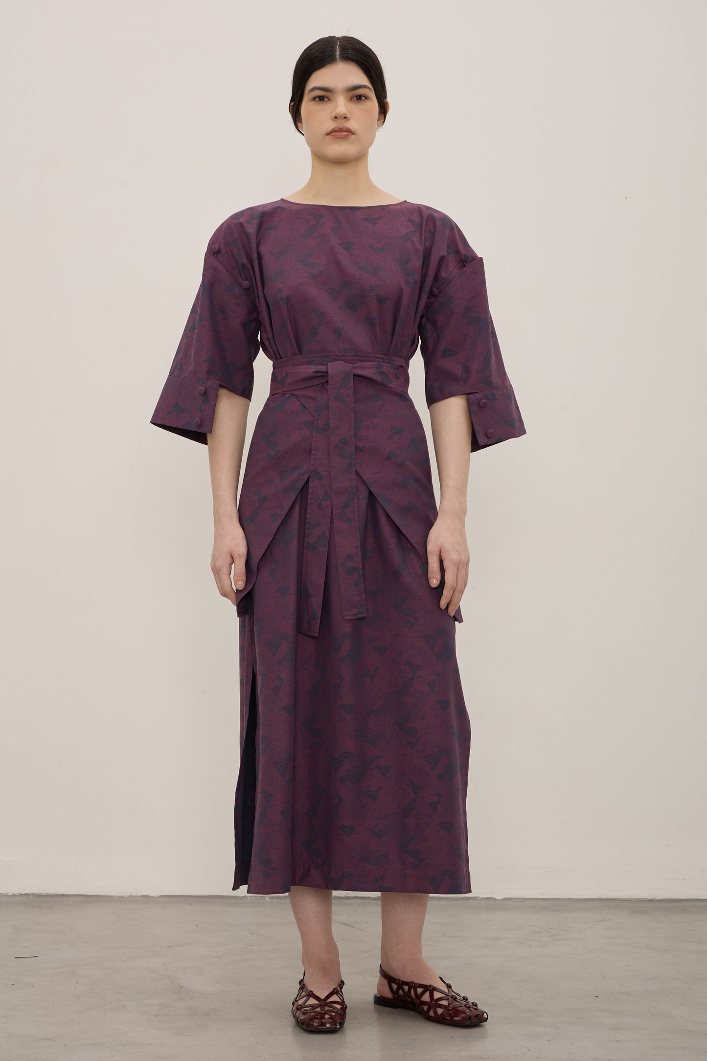 Vestido Hanbok Ameixa