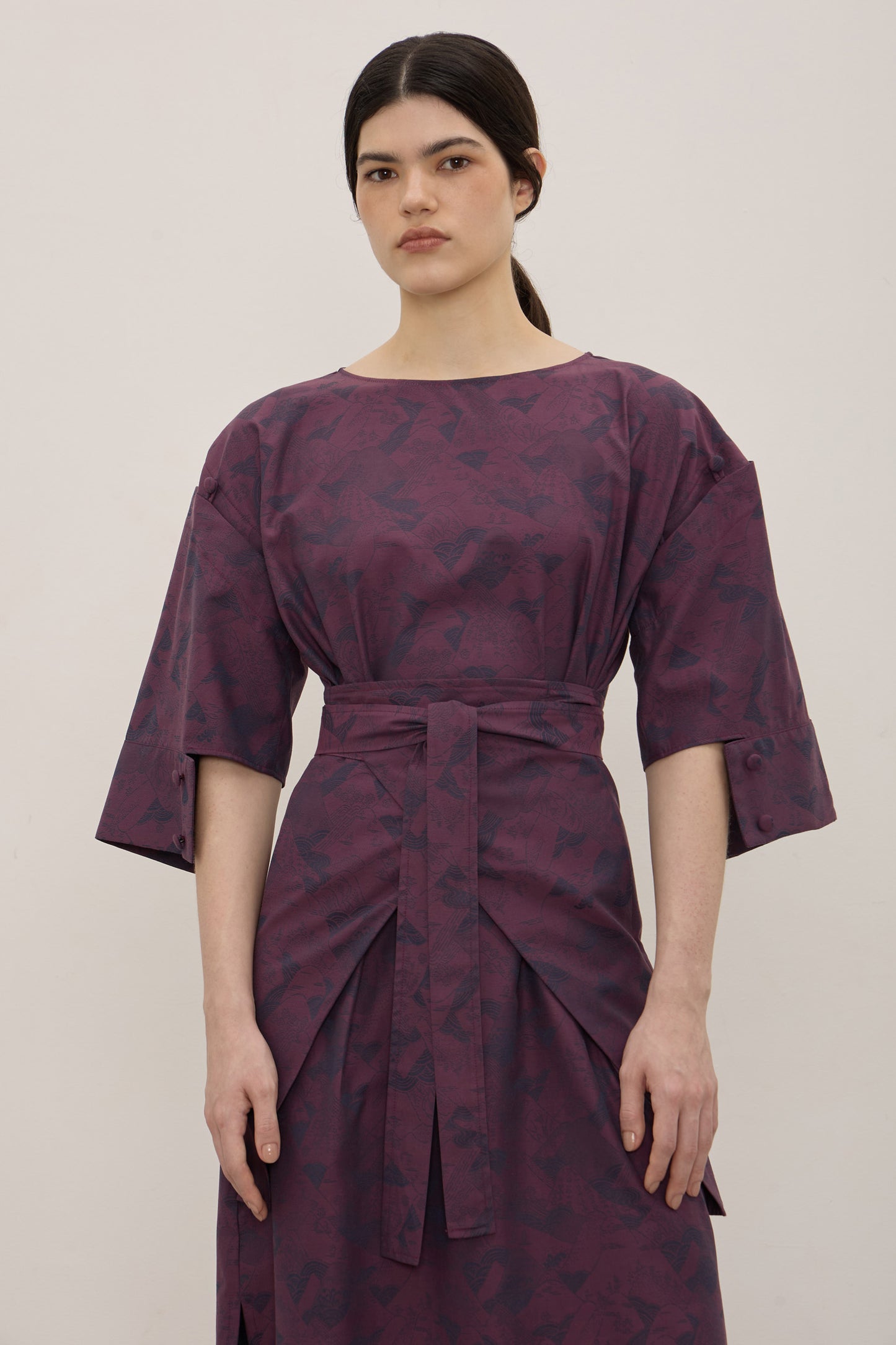 Vestido Hanbok Ameixa