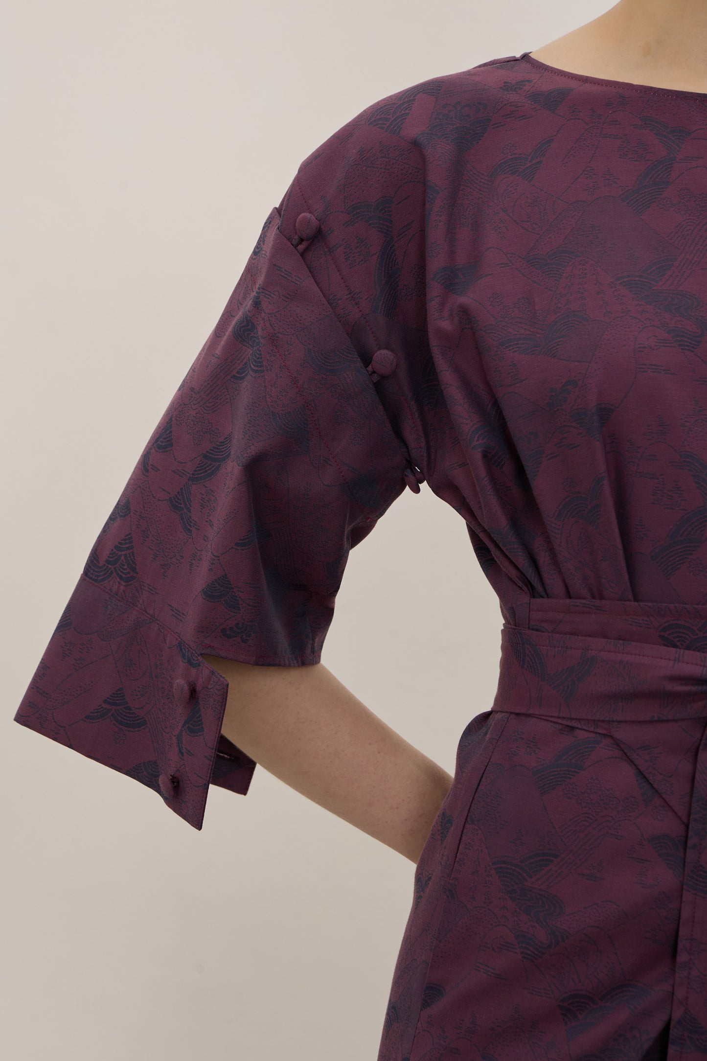 Vestido Hanbok Ameixa