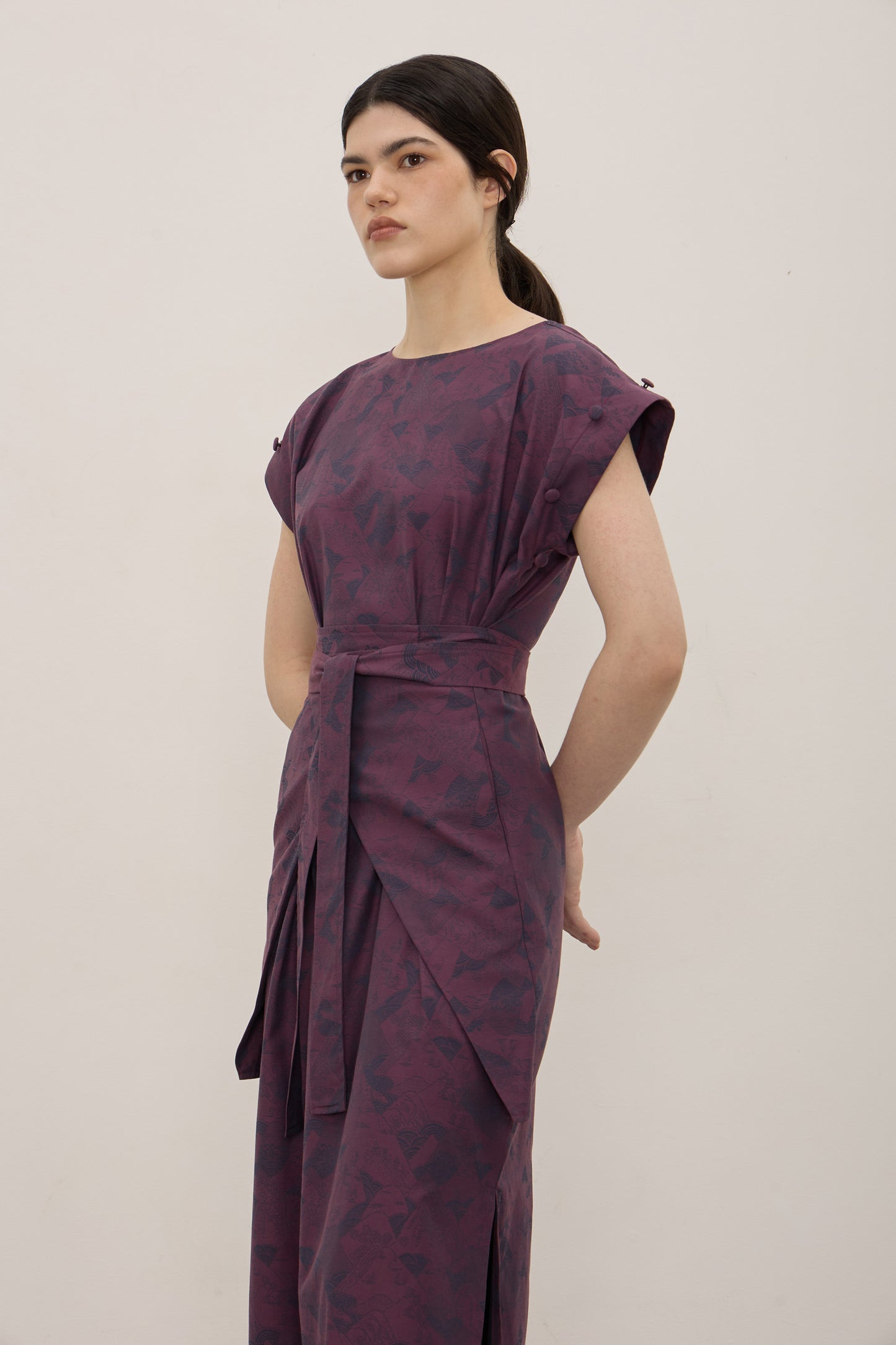 Vestido Hanbok Ameixa