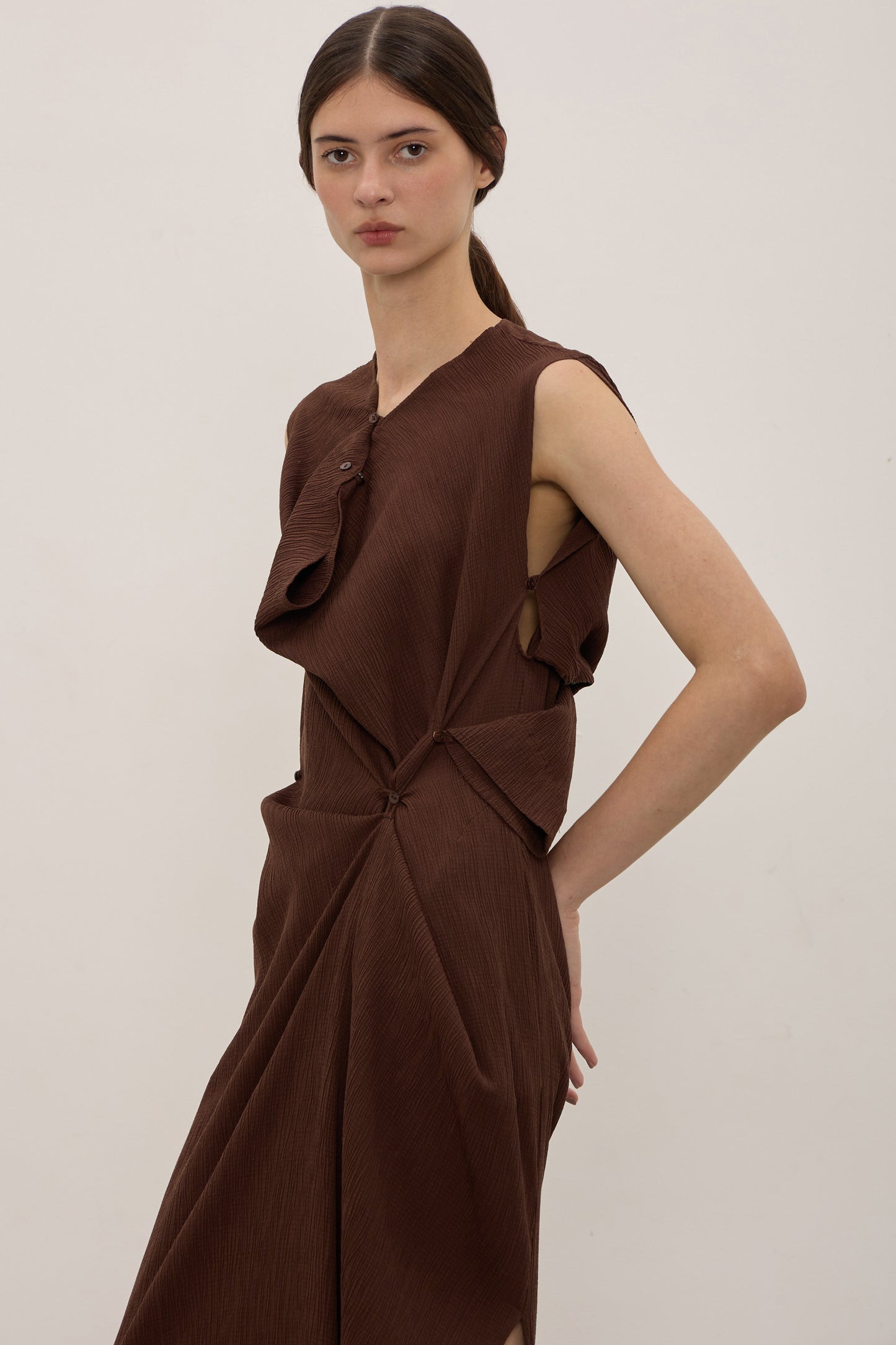 Vestido Sol Marrom