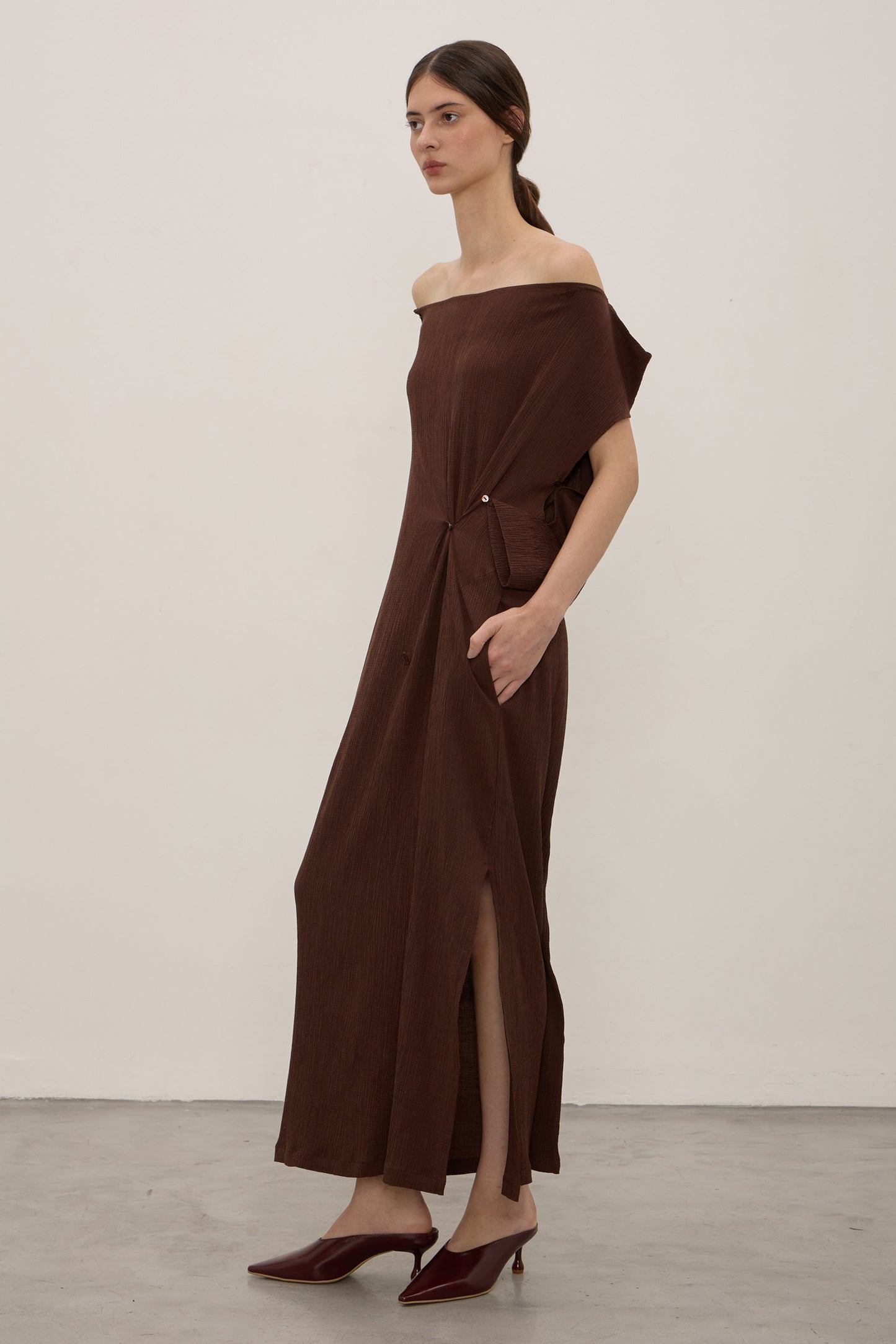 Vestido Sol Marrom