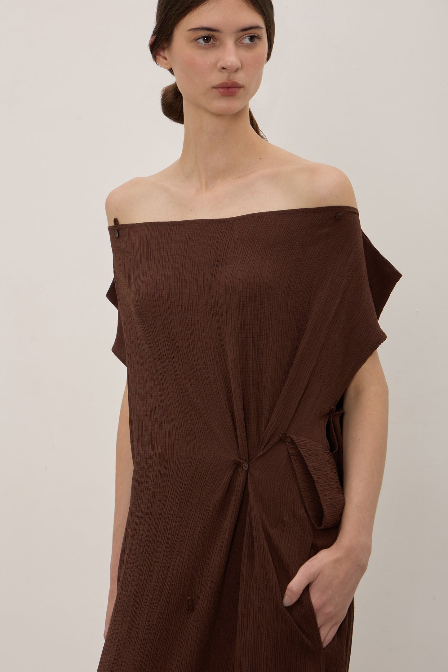 Vestido Sol Marrom