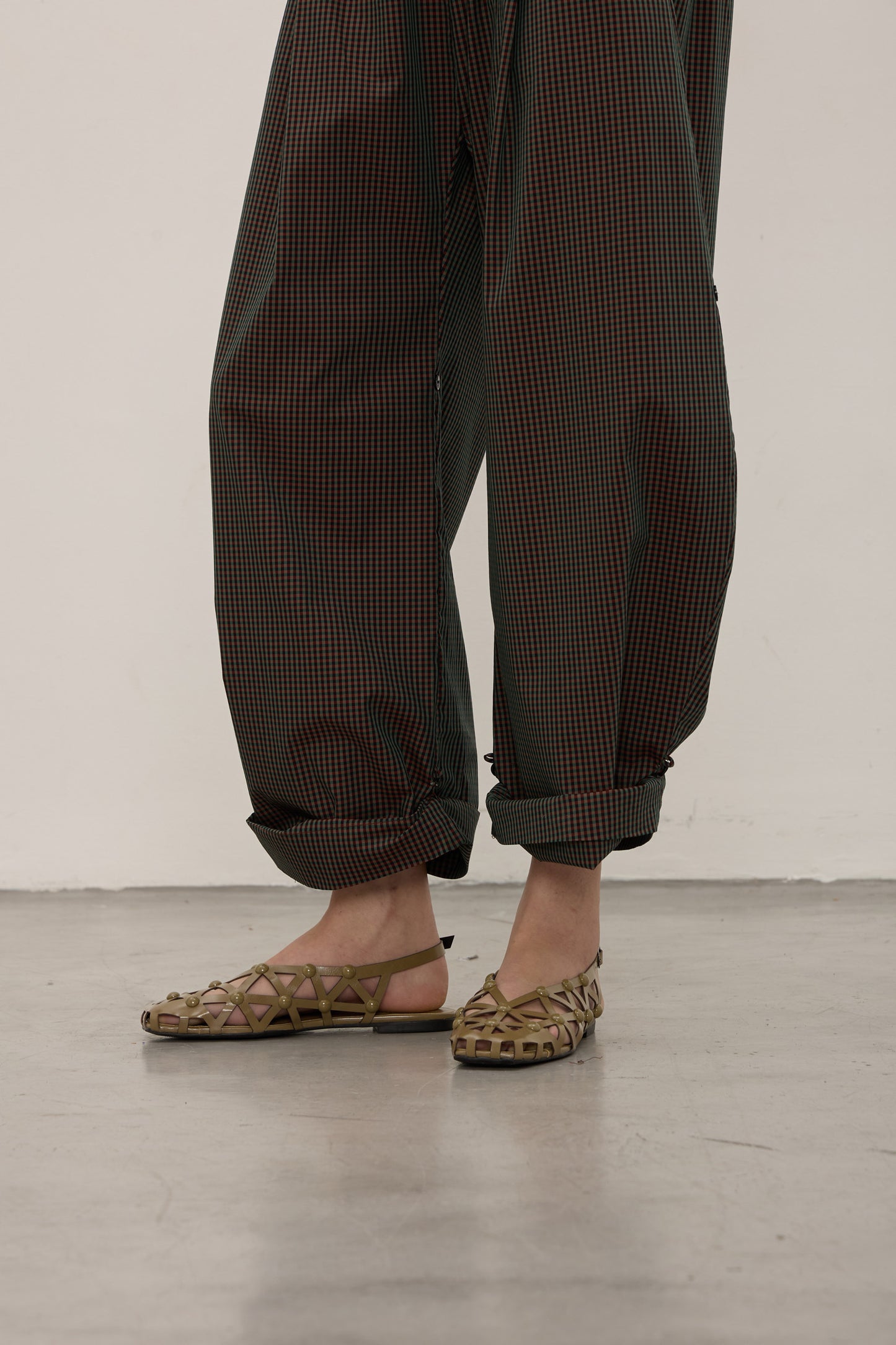 Calça Pagu Verde-iridescente