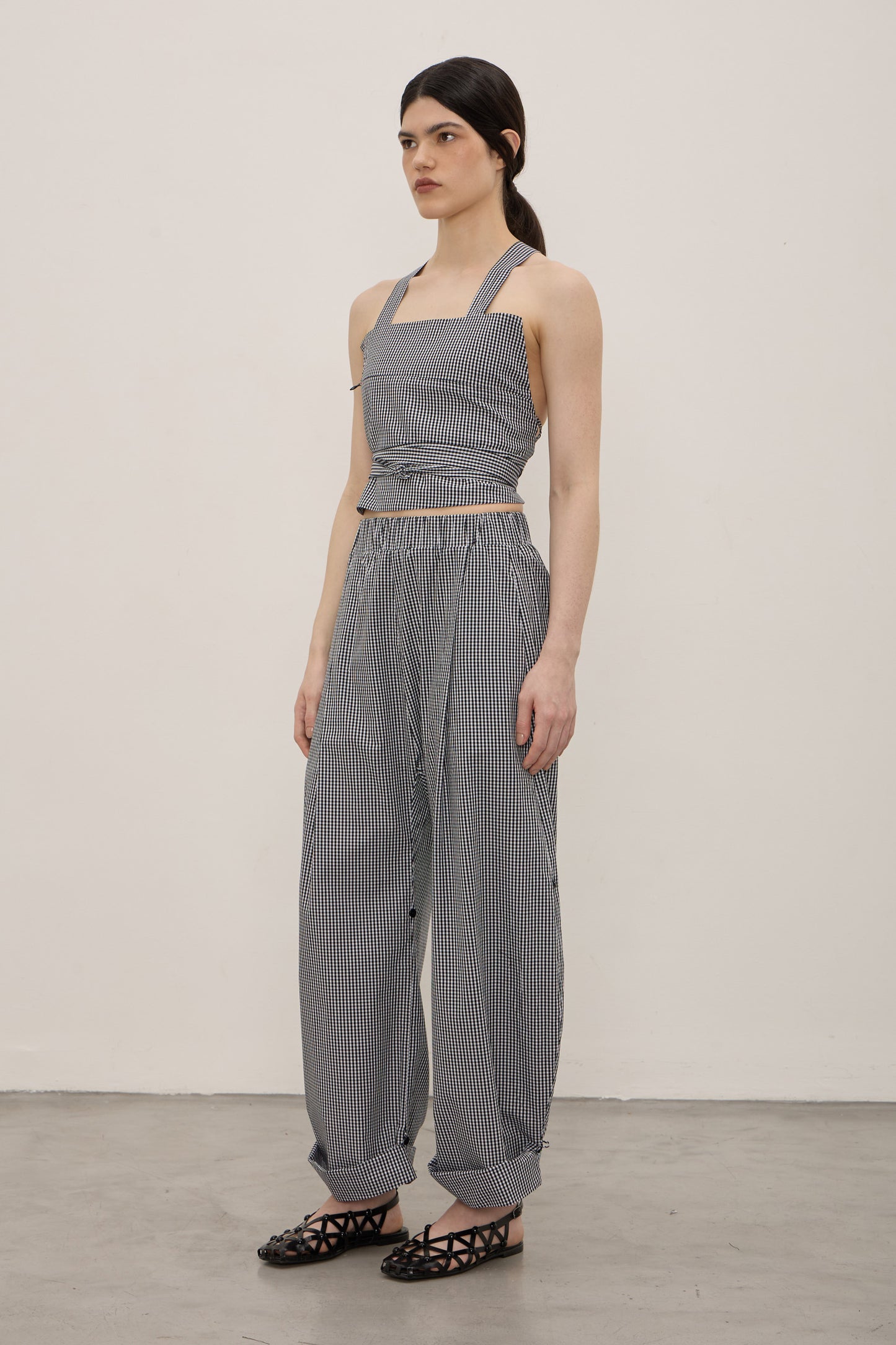 Calça Pagu Preto-e-branco