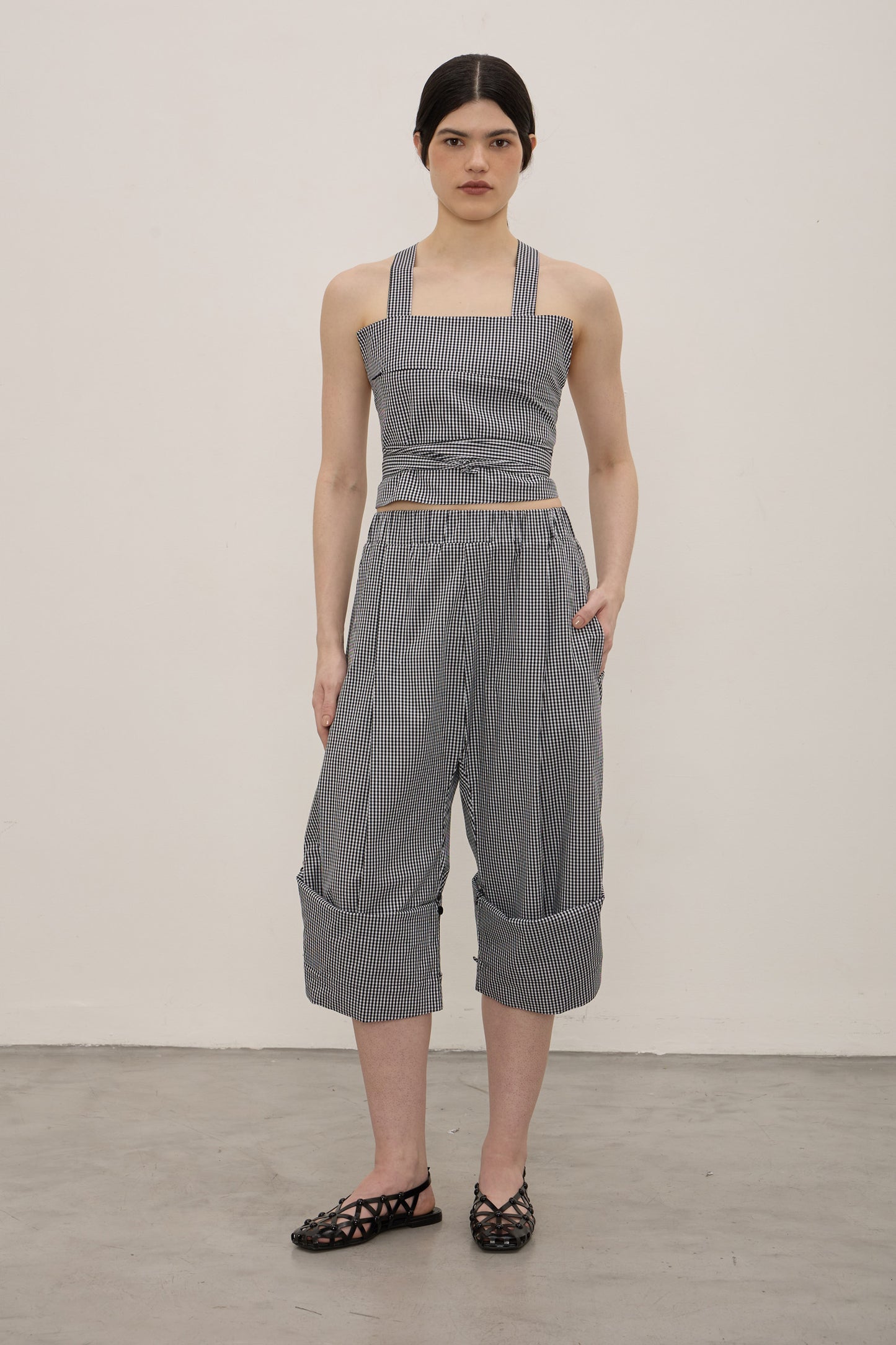 Calça Pagu Preto-e-branco