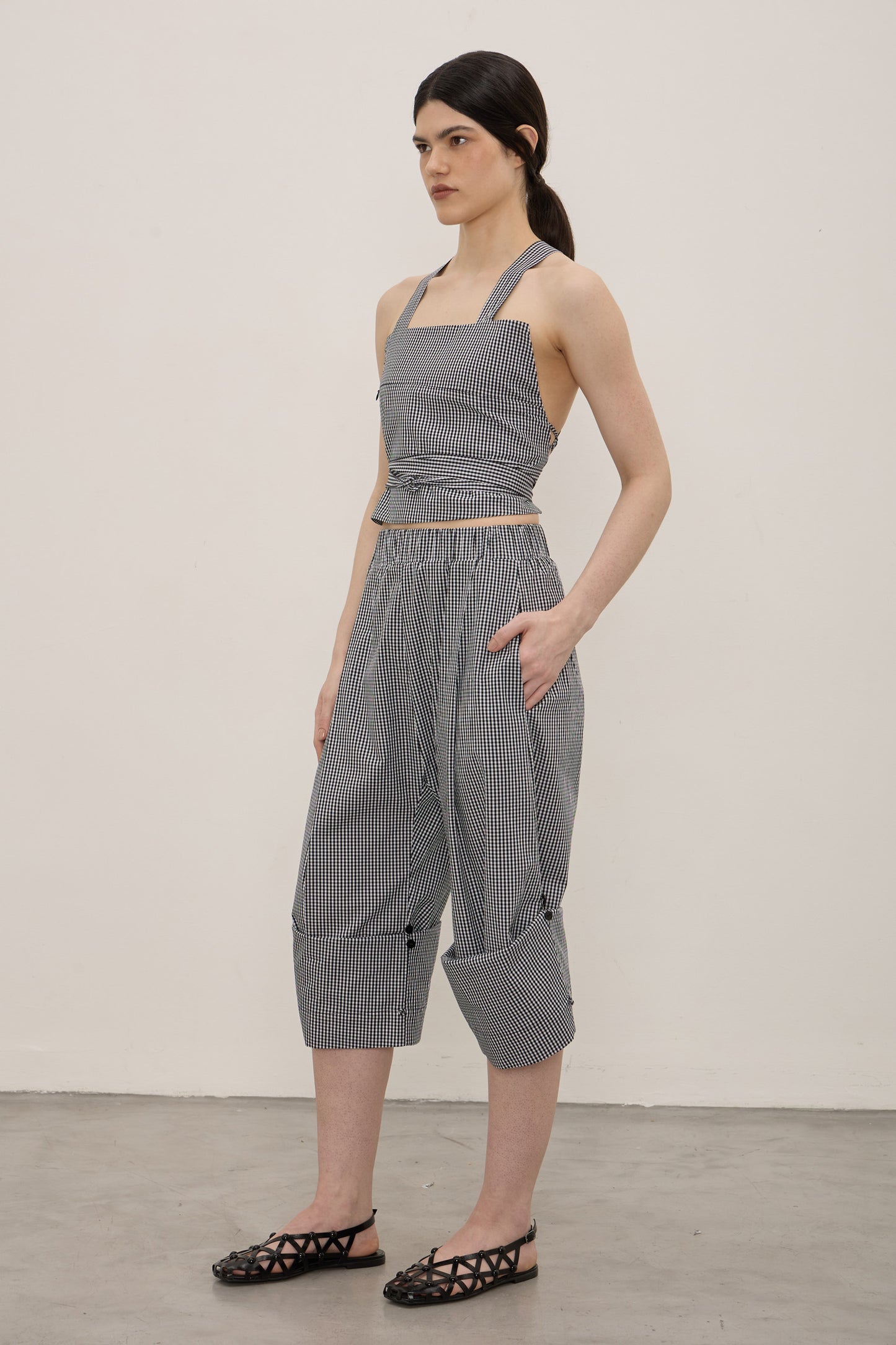 Calça Pagu Preto-e-branco