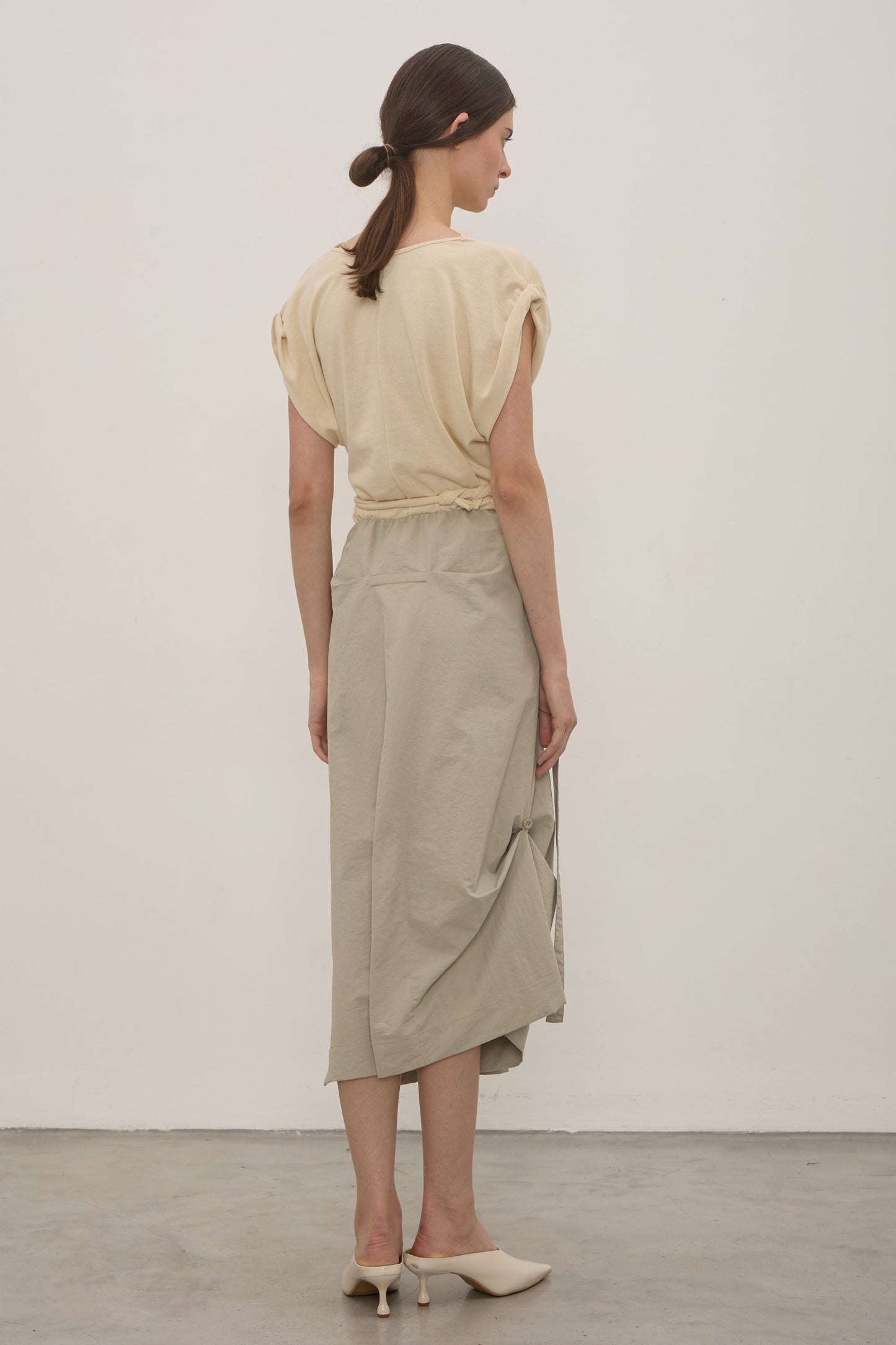Saia Rei Nylon Khaki