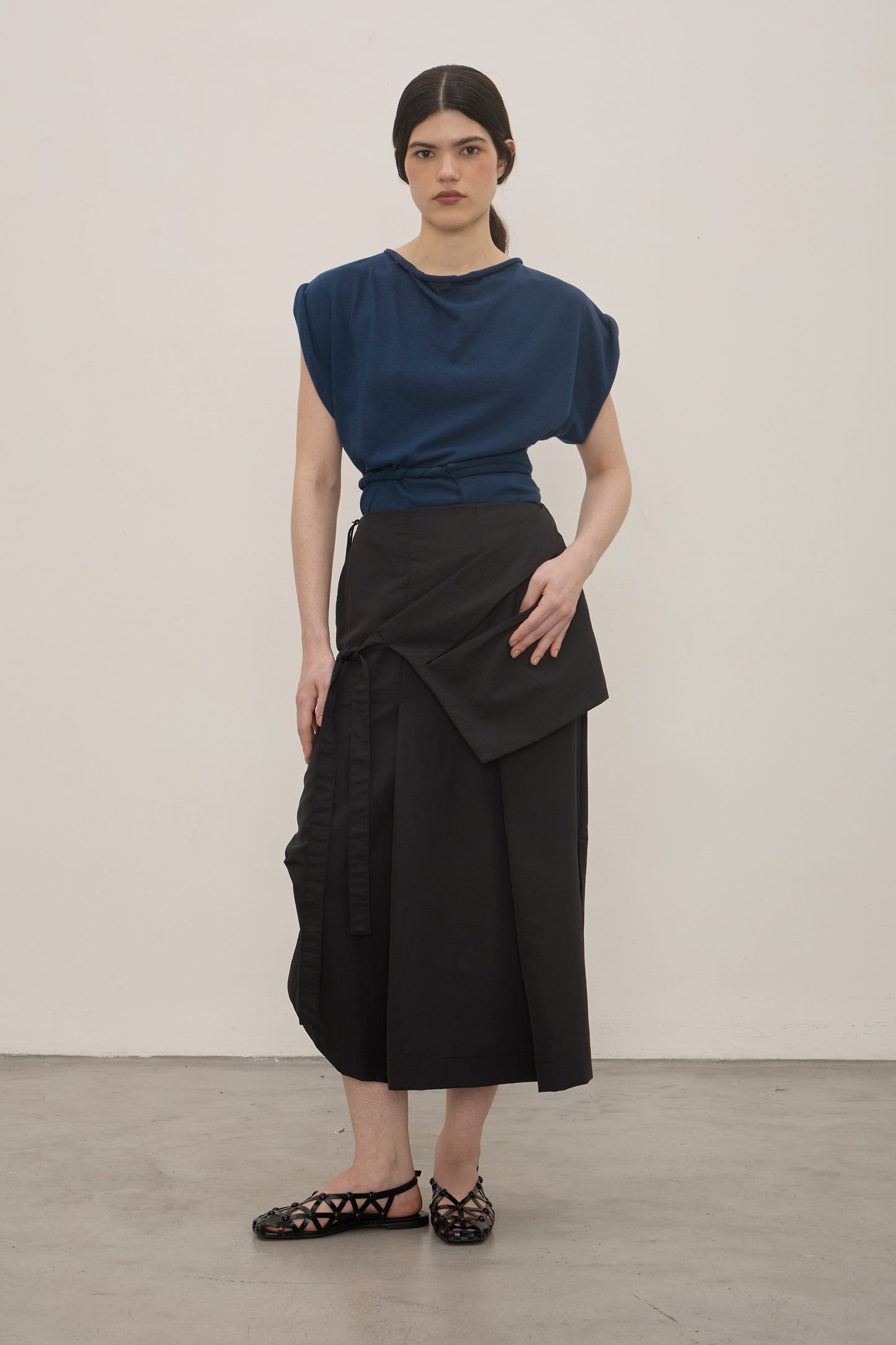Saia Rei Nylon Preto