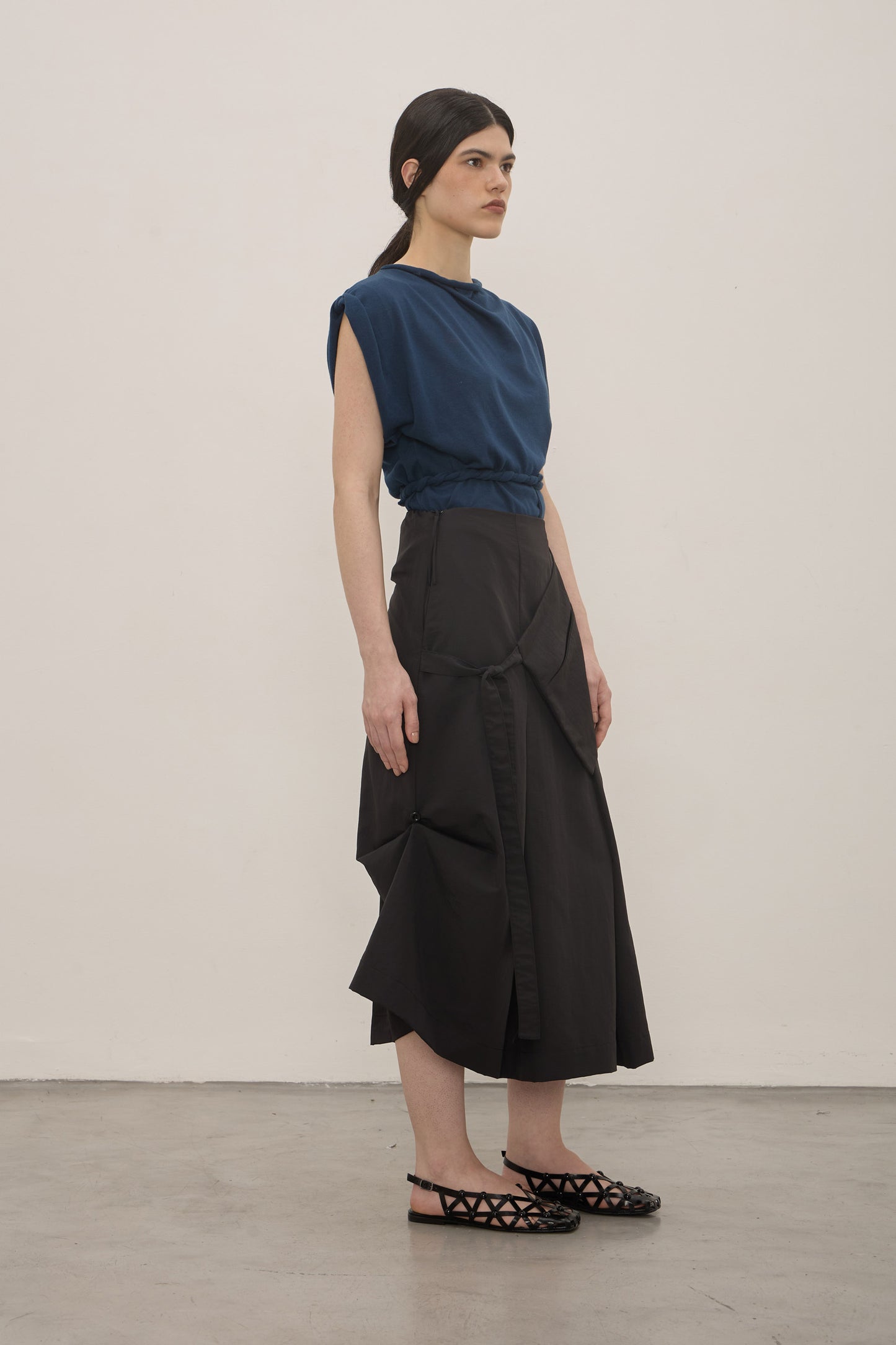 Saia Rei Nylon Preto