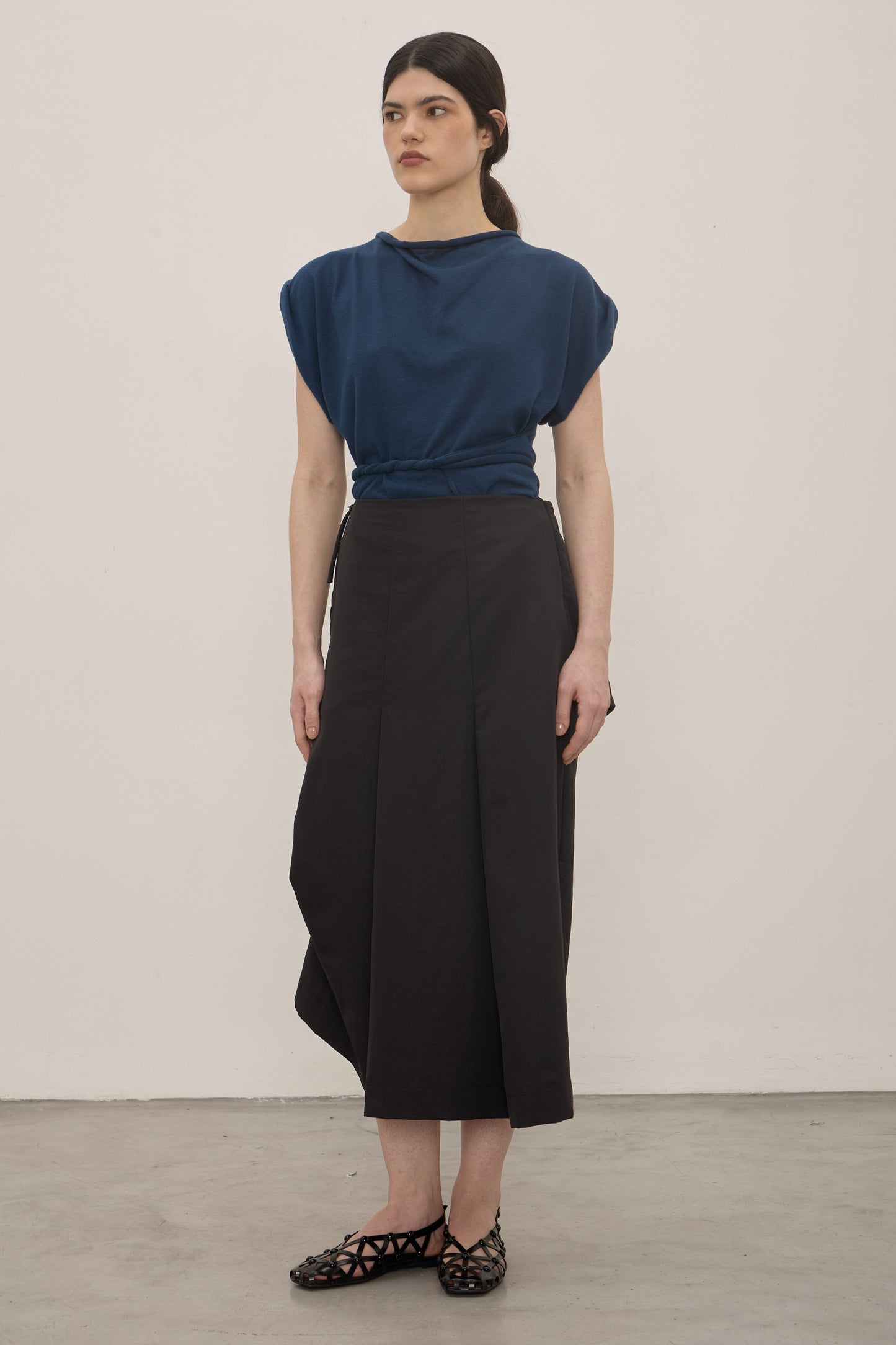 Saia Rei Nylon Preto