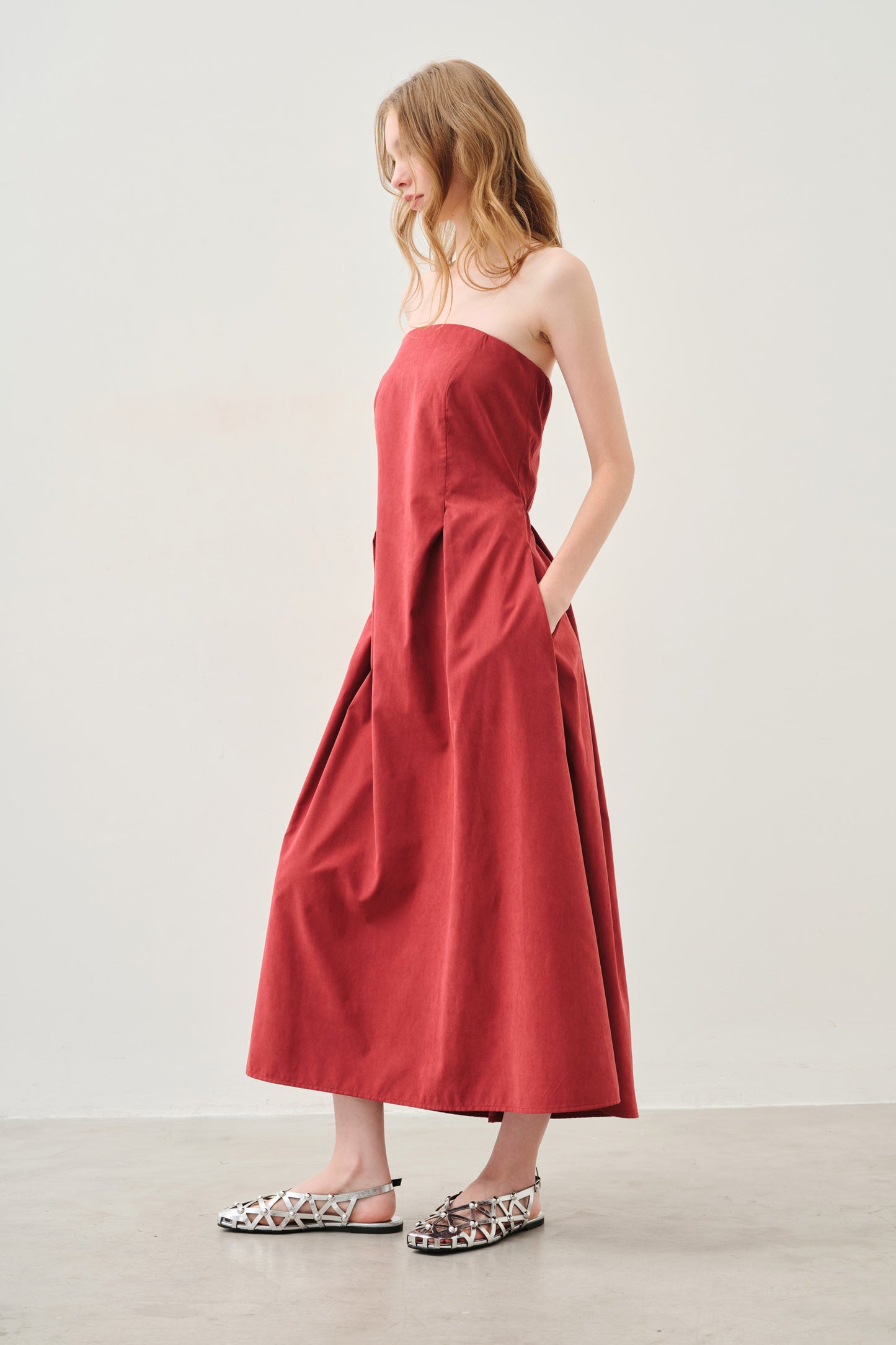 Vestido Degas Vermelho