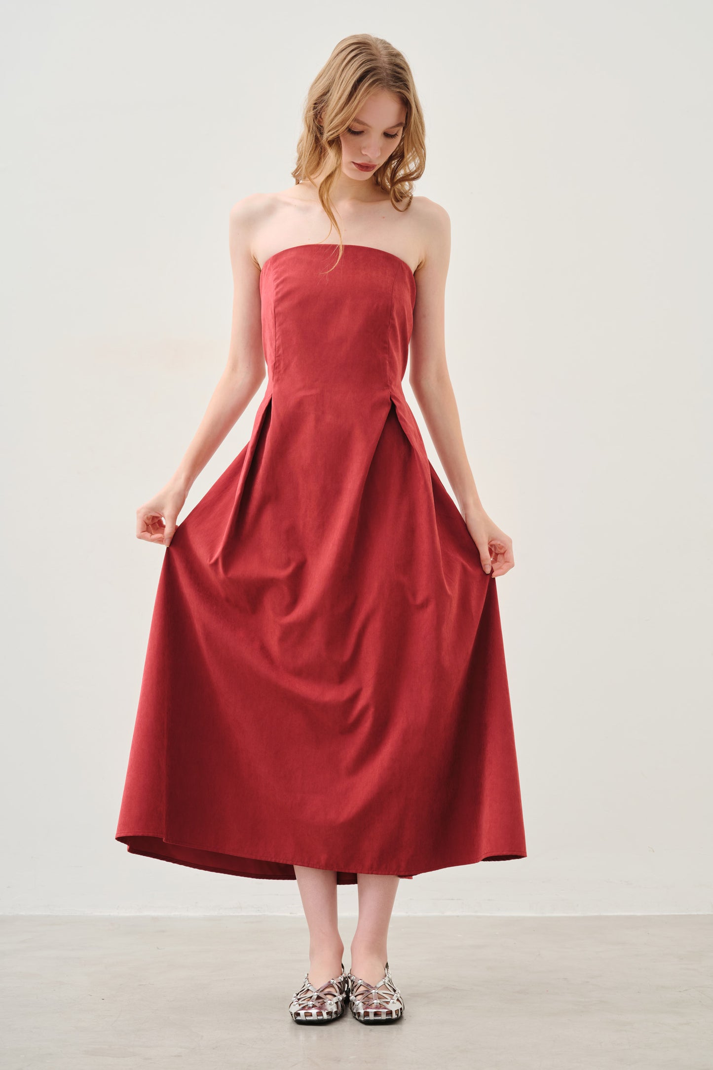 Vestido Degas Vermelho