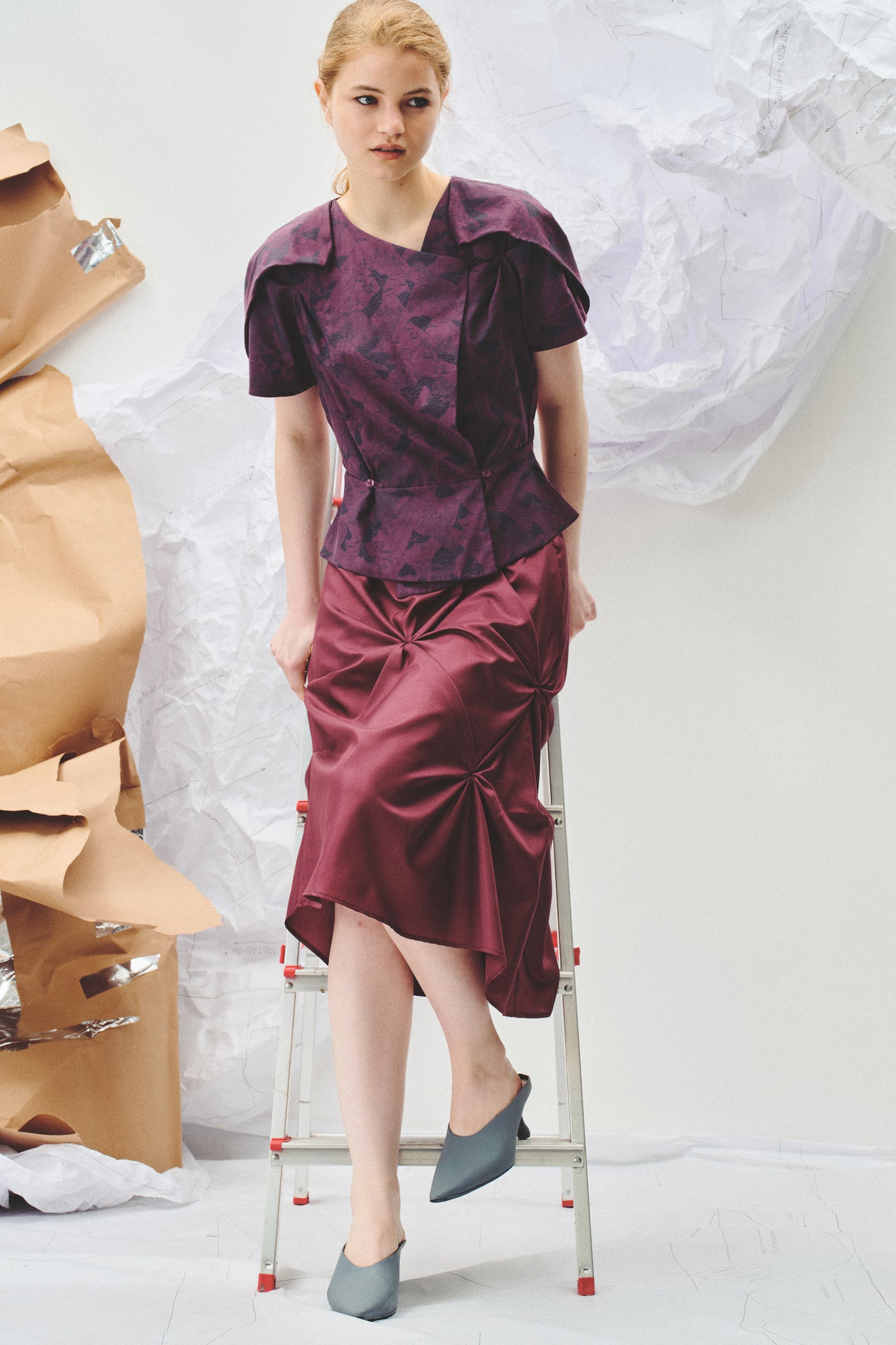 Blusa Tsuru Ameixa