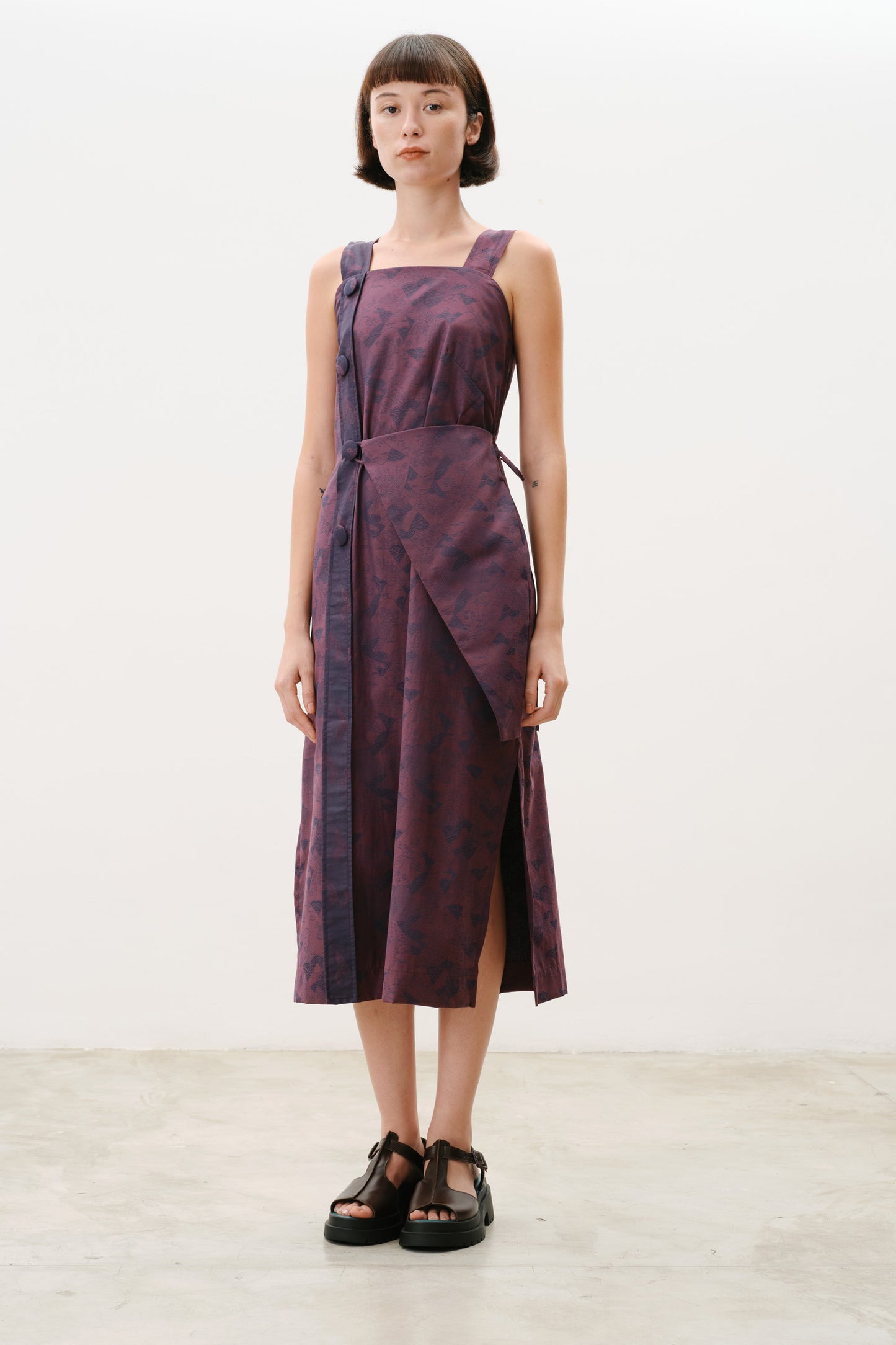 Vestido Óbu Ameixa