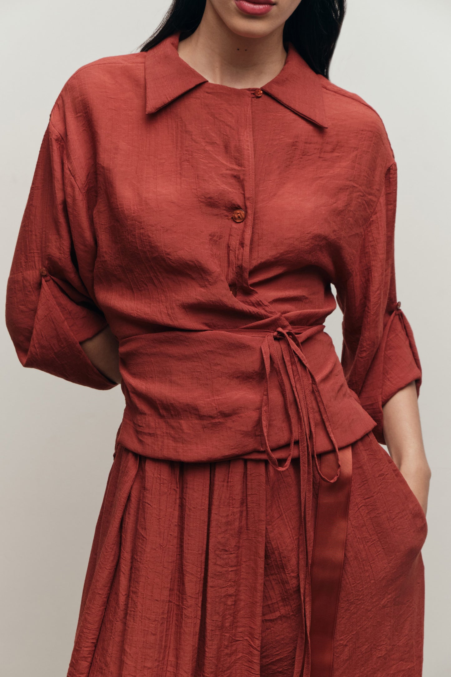 Camisa Iole Urucum