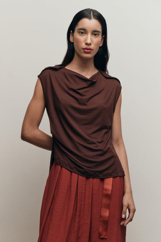 Blusa Auri Marrom