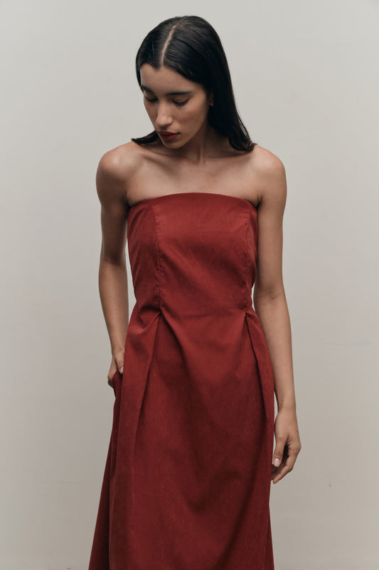Vestido Degas Vermelho