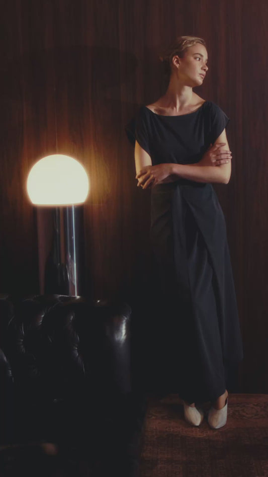 Vestido Tarsila Cinza Índigo